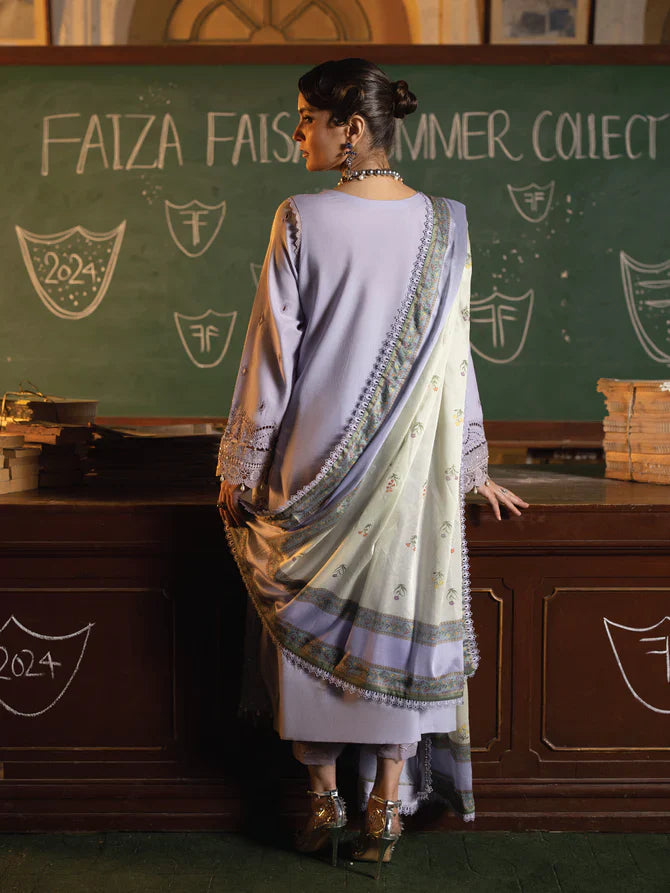 Faiza Faisal | Maya Luxury Lawn | Nazali