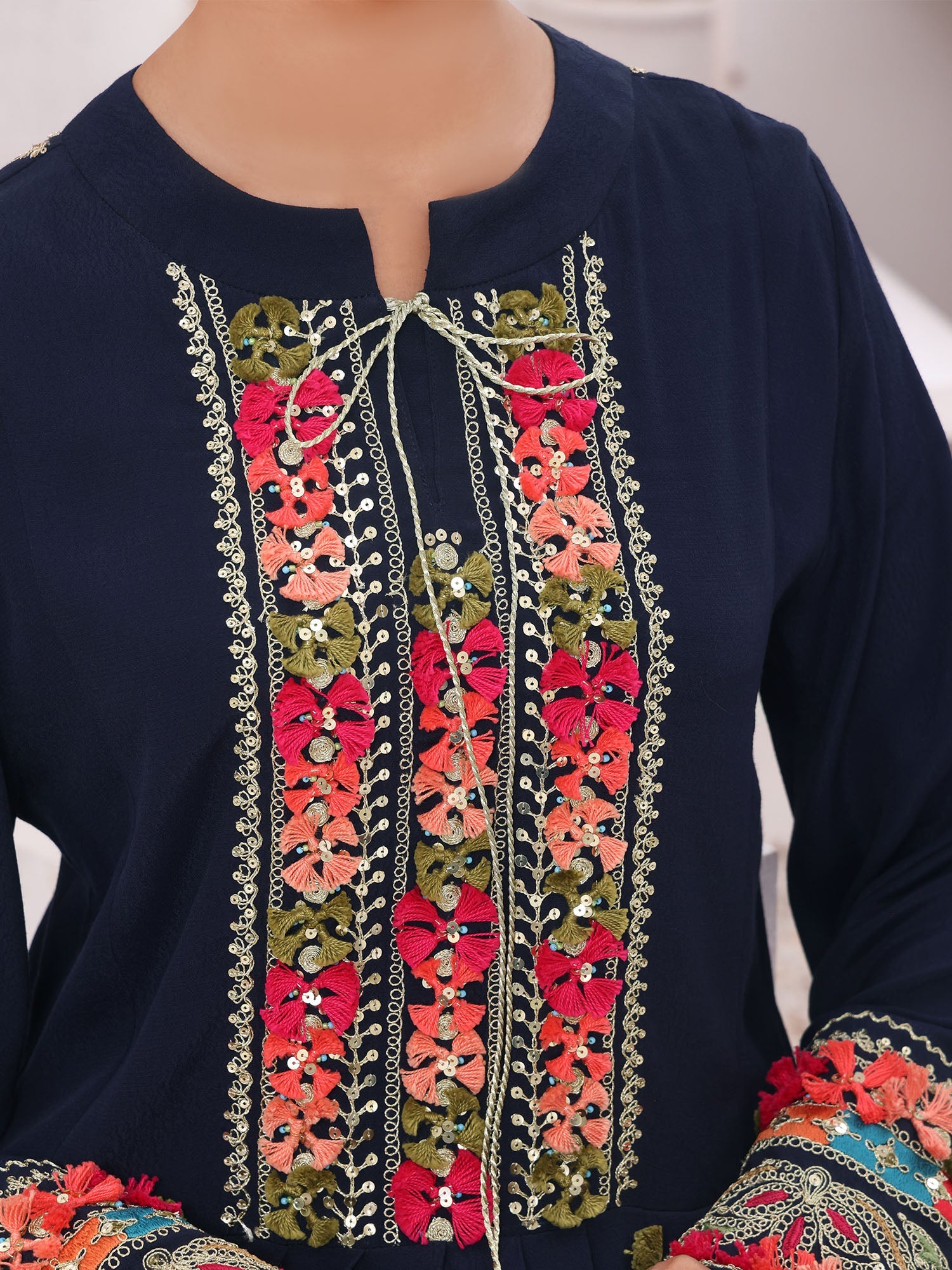 Marjan Navy Abaya