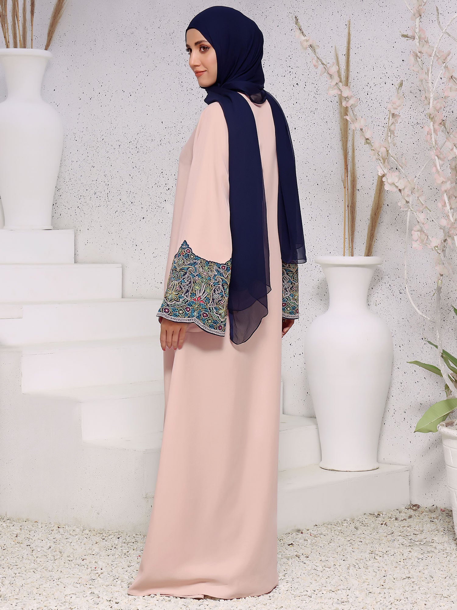 Vintage Applique Abaya