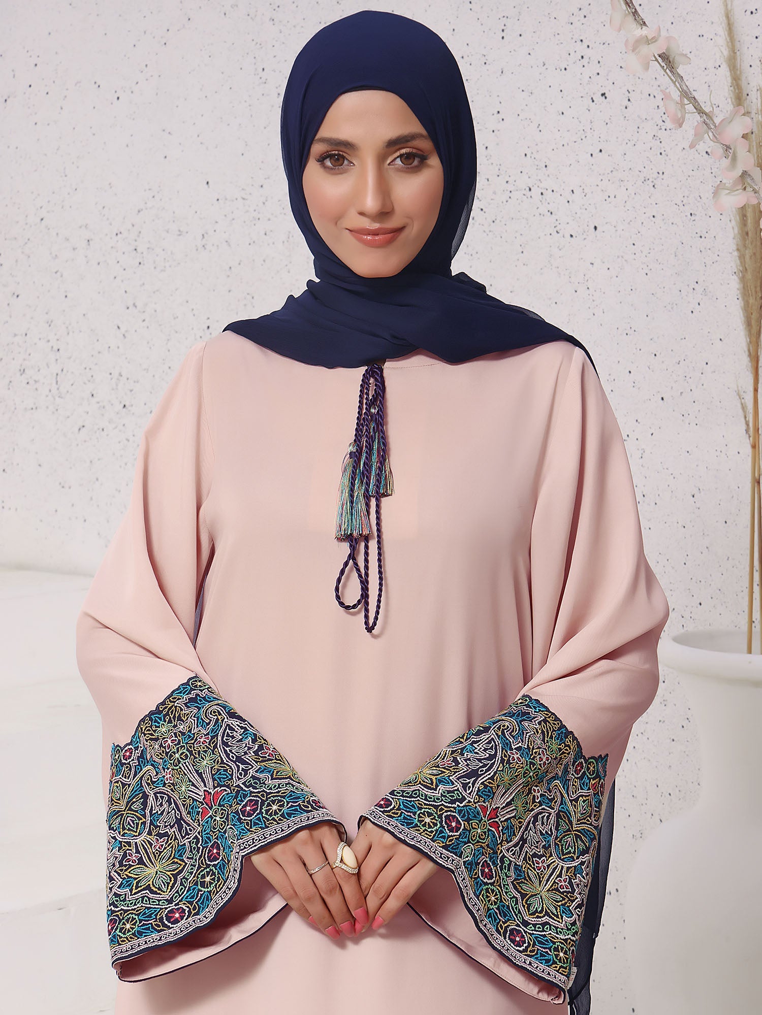 Vintage Applique Abaya