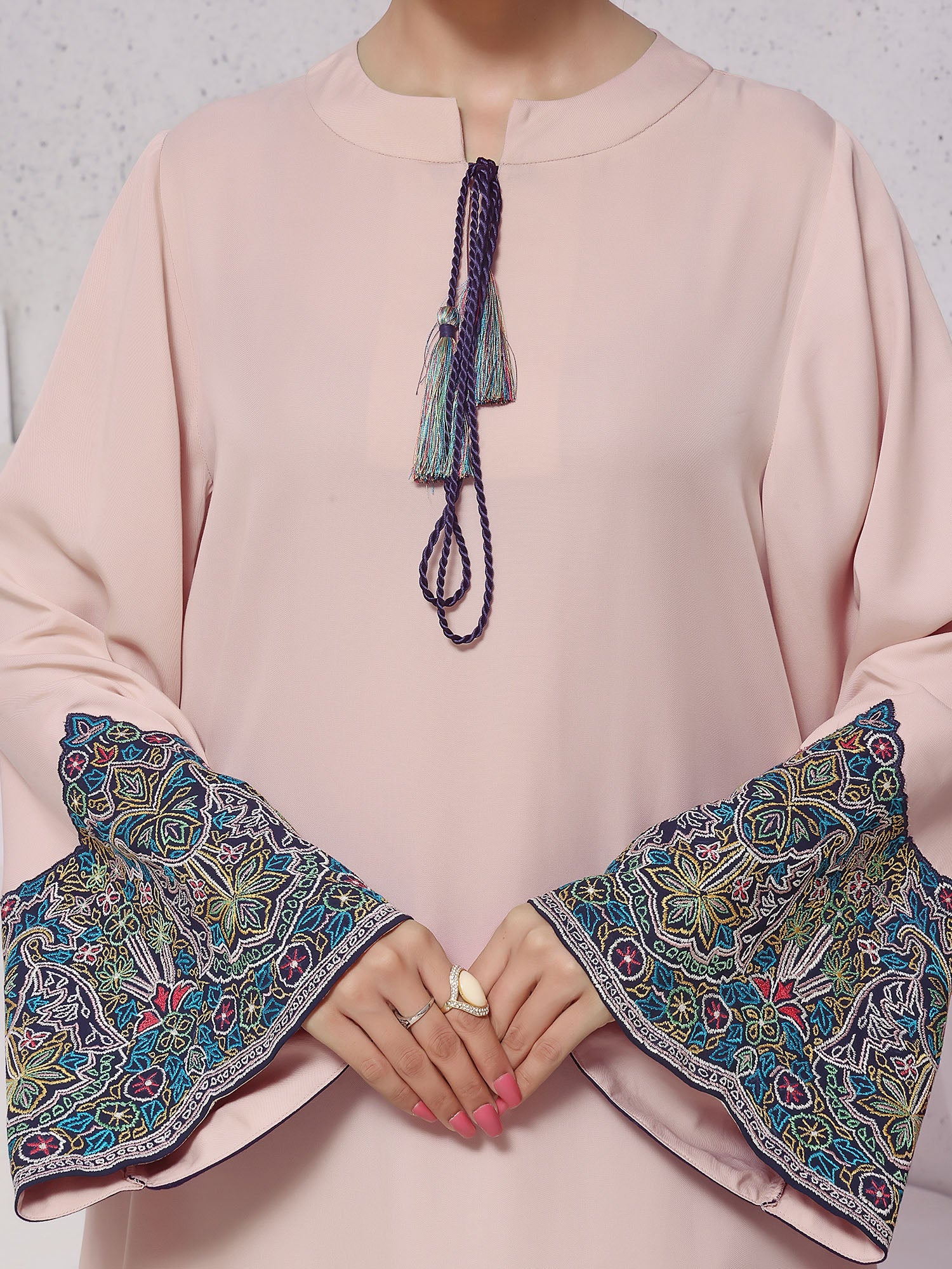 Vintage Applique Abaya