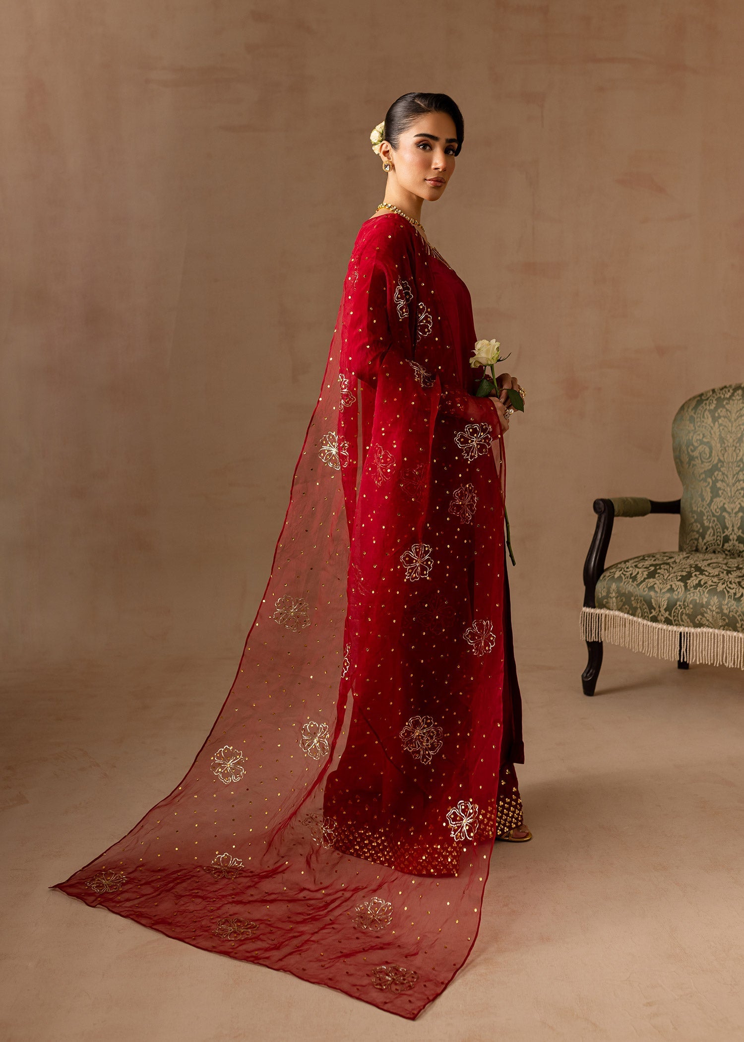 Maria Osama Khan | Noir Bliss Luxury Formals | Ruby