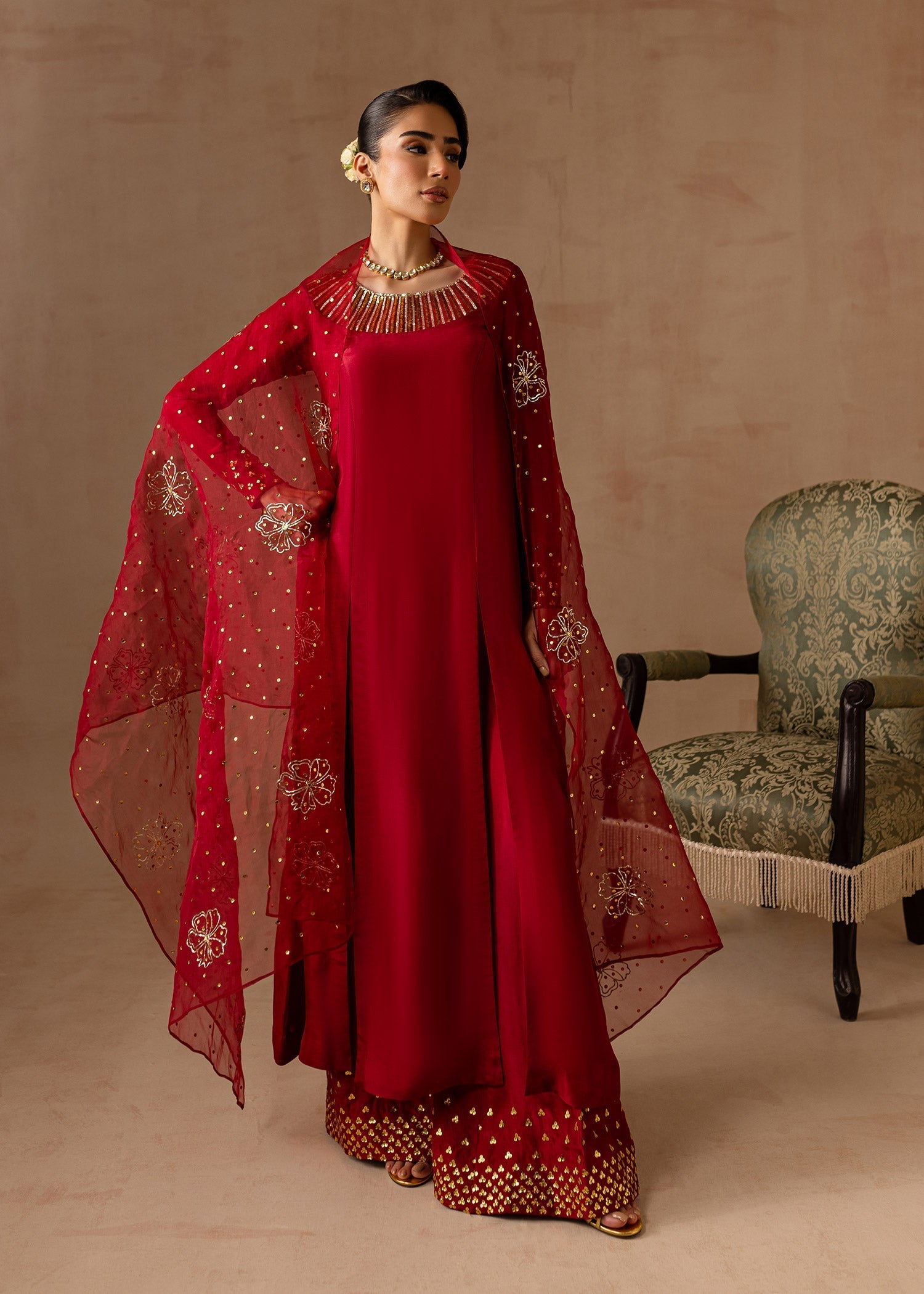 Maria Osama Khan | Noir Bliss Luxury Formals | Ruby