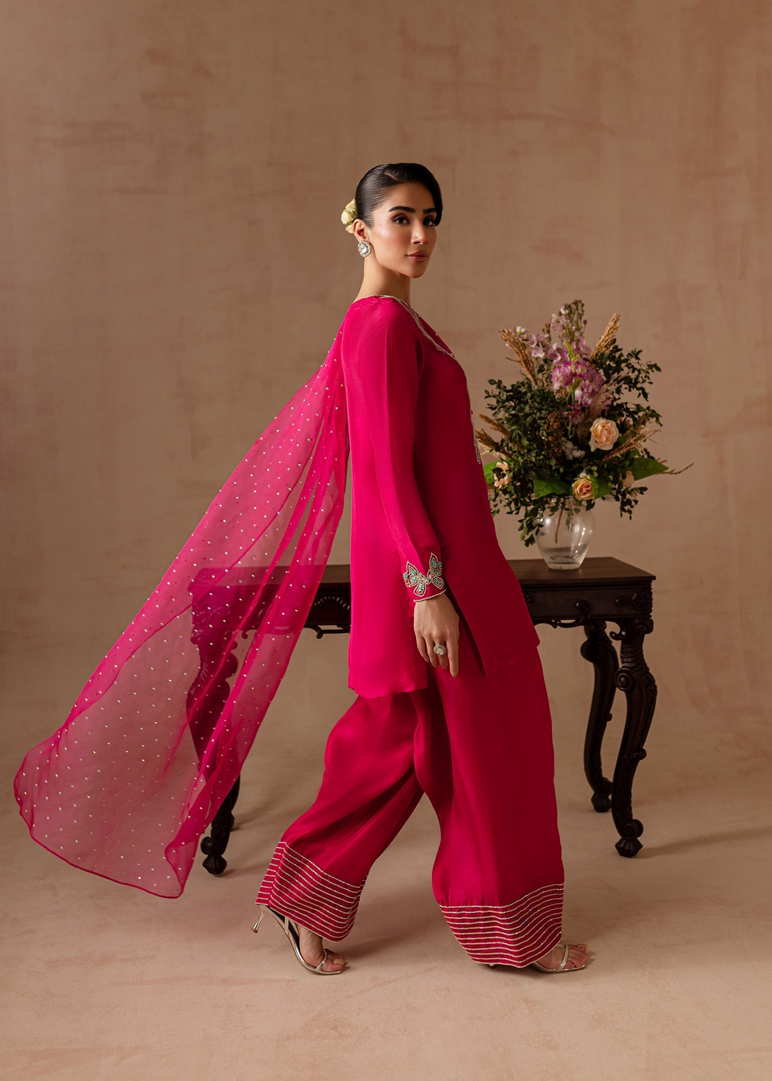 Maria Osama Khan | Noir Bliss Luxury Formals | Peony