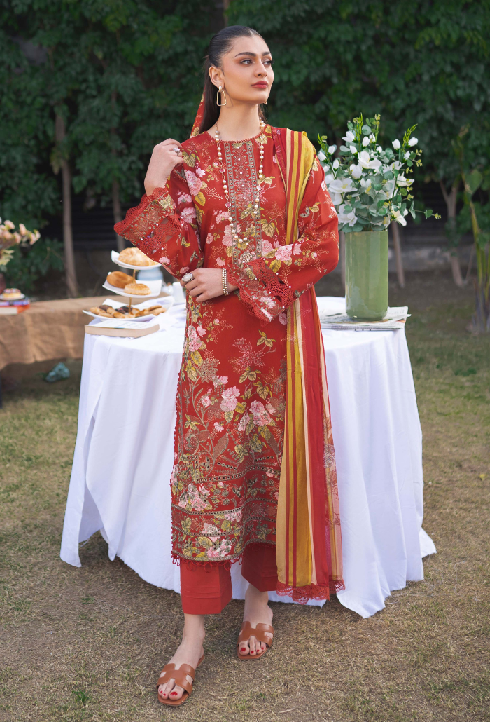 Humdum | Gardenia Lawn 24 | Printkari Lawn PLG 03