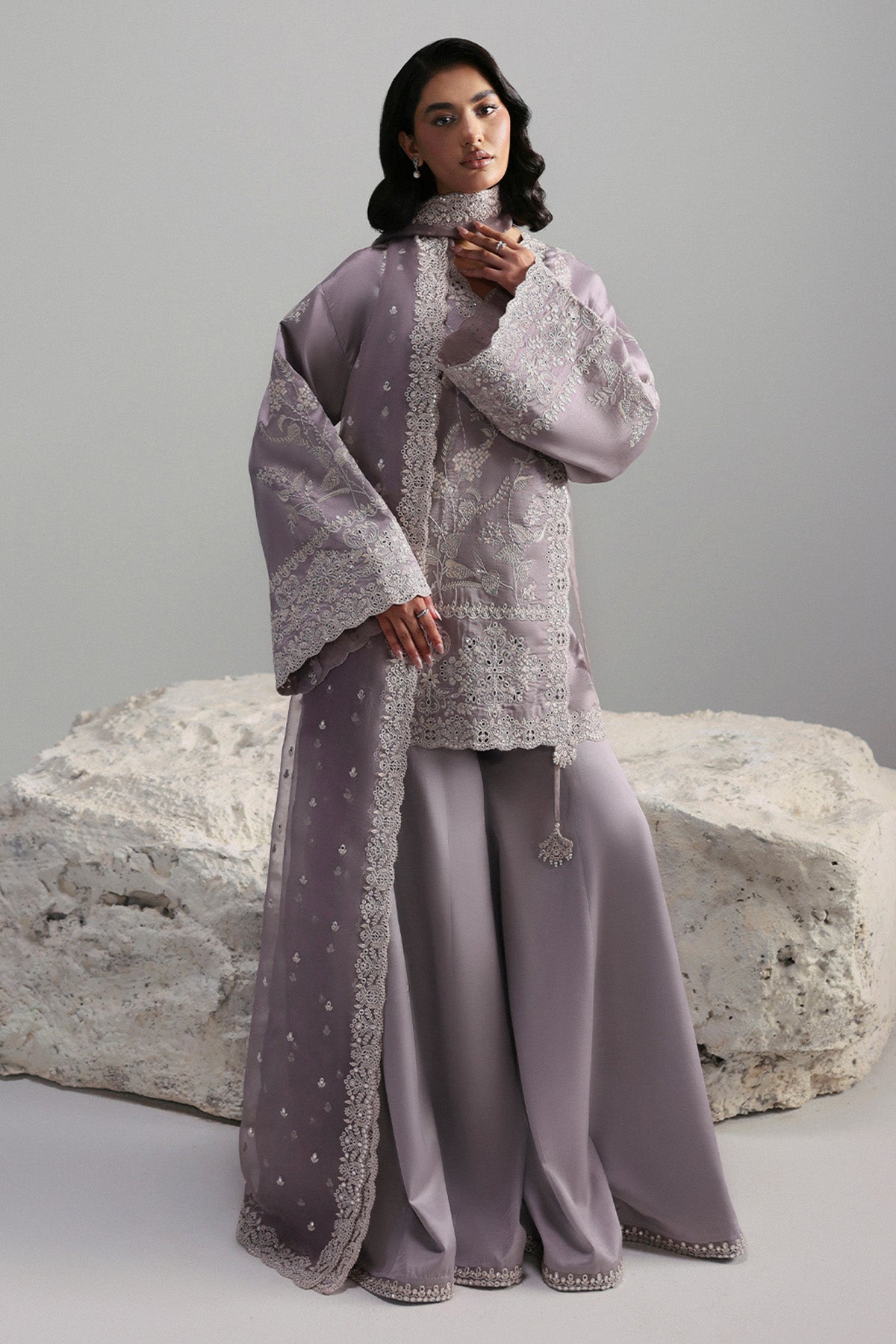 Afrozeh | Slate Ready to Wear | Cressida