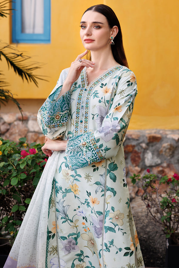 Farasha | Printed Essentials | Aqua Sparkle