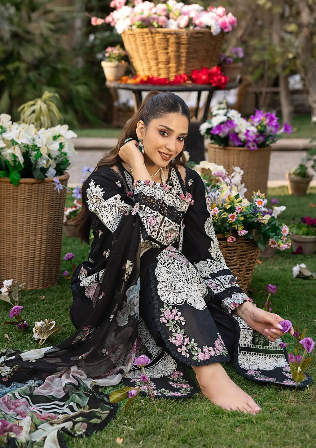 Elaf Premium | Luxury Lawn 25 | ELM-04 MAHJABEEN