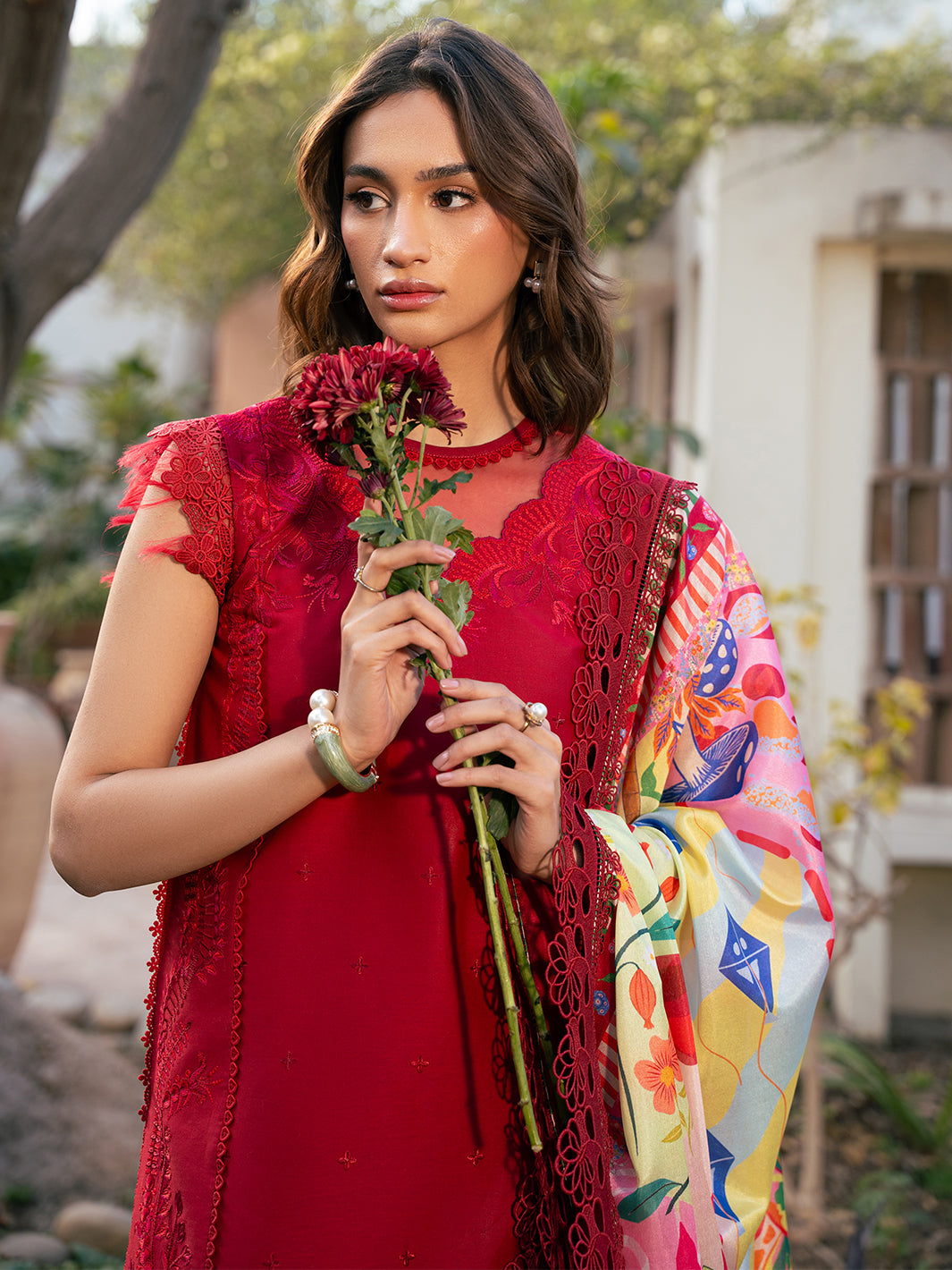 Bin Ilyas | Hazel Printed Lawn 25 | 2071 - B