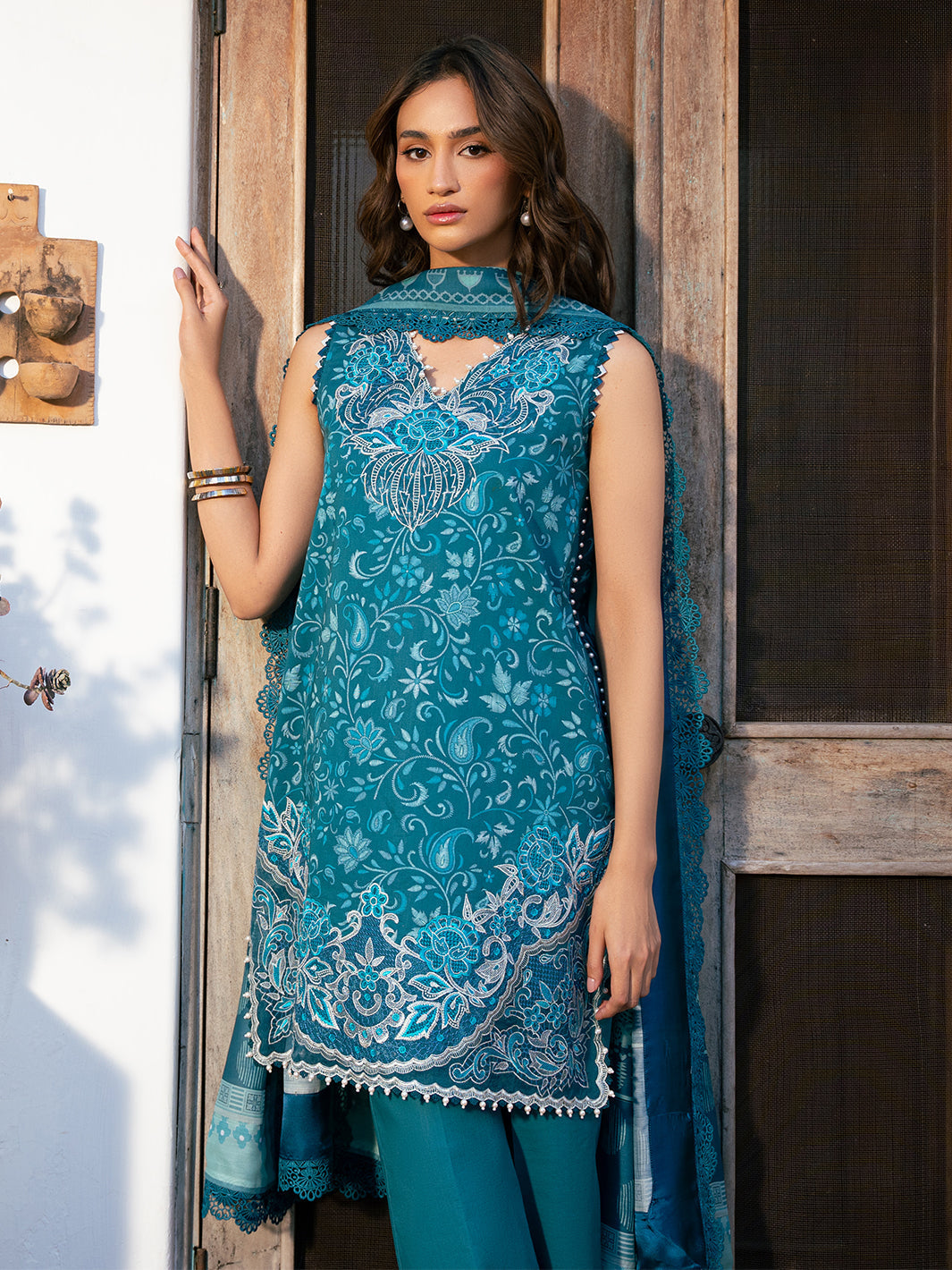 Bin Ilyas | Hazel Printed Lawn 25 | 2073 - B