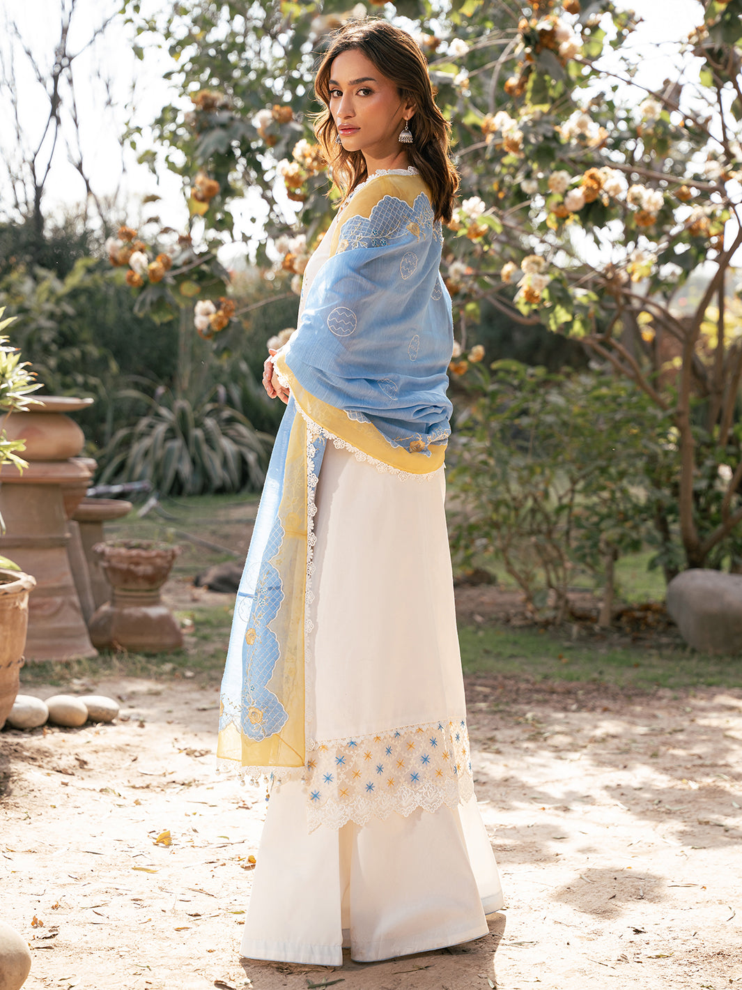 Bin Ilyas | Hazel Printed Lawn 25 | 2078 - B