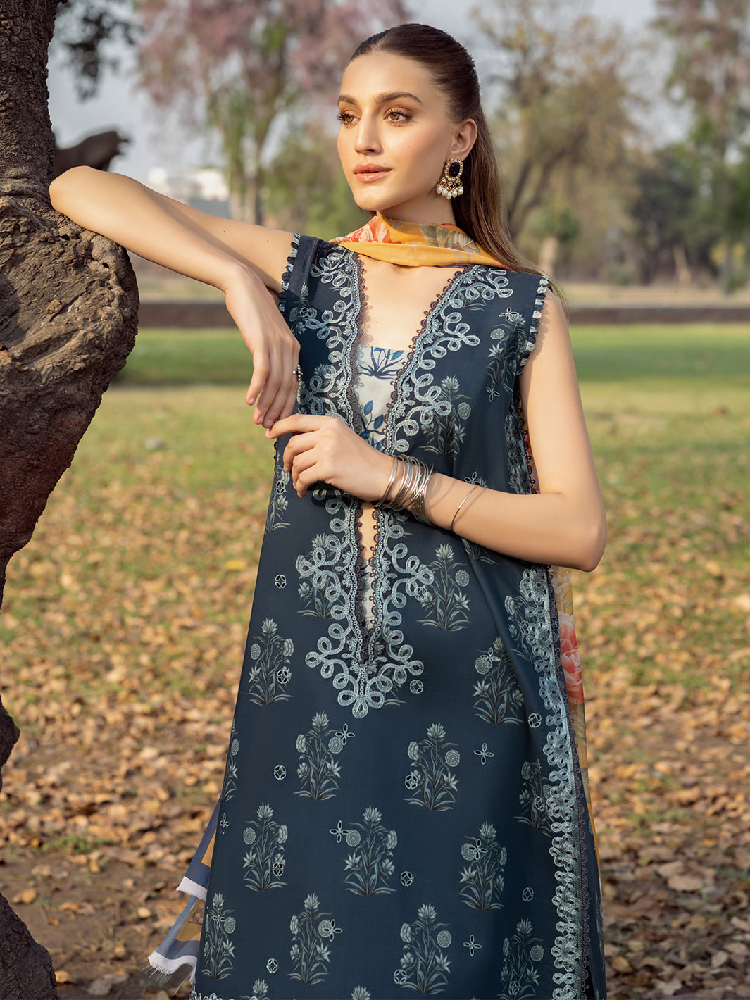 Bin Ilyas | Naqsh Naaz Luxury Lawn 25 | 2082 - B