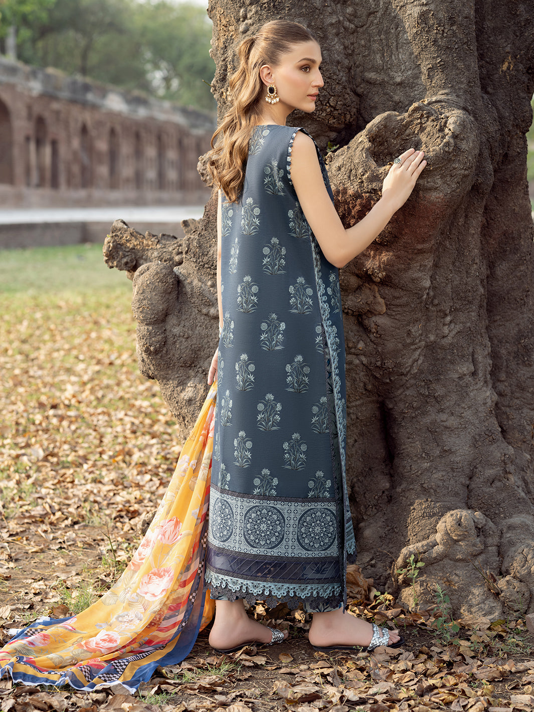 Bin Ilyas | Naqsh Naaz Luxury Lawn 25 | 2082 - B