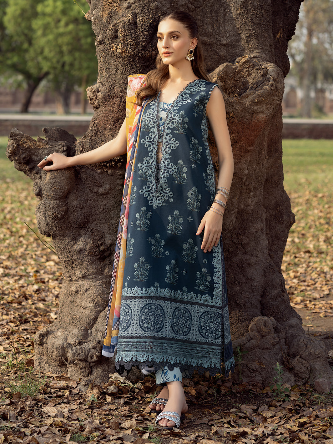 Bin Ilyas | Naqsh Naaz Luxury Lawn 25 | 2082 - B