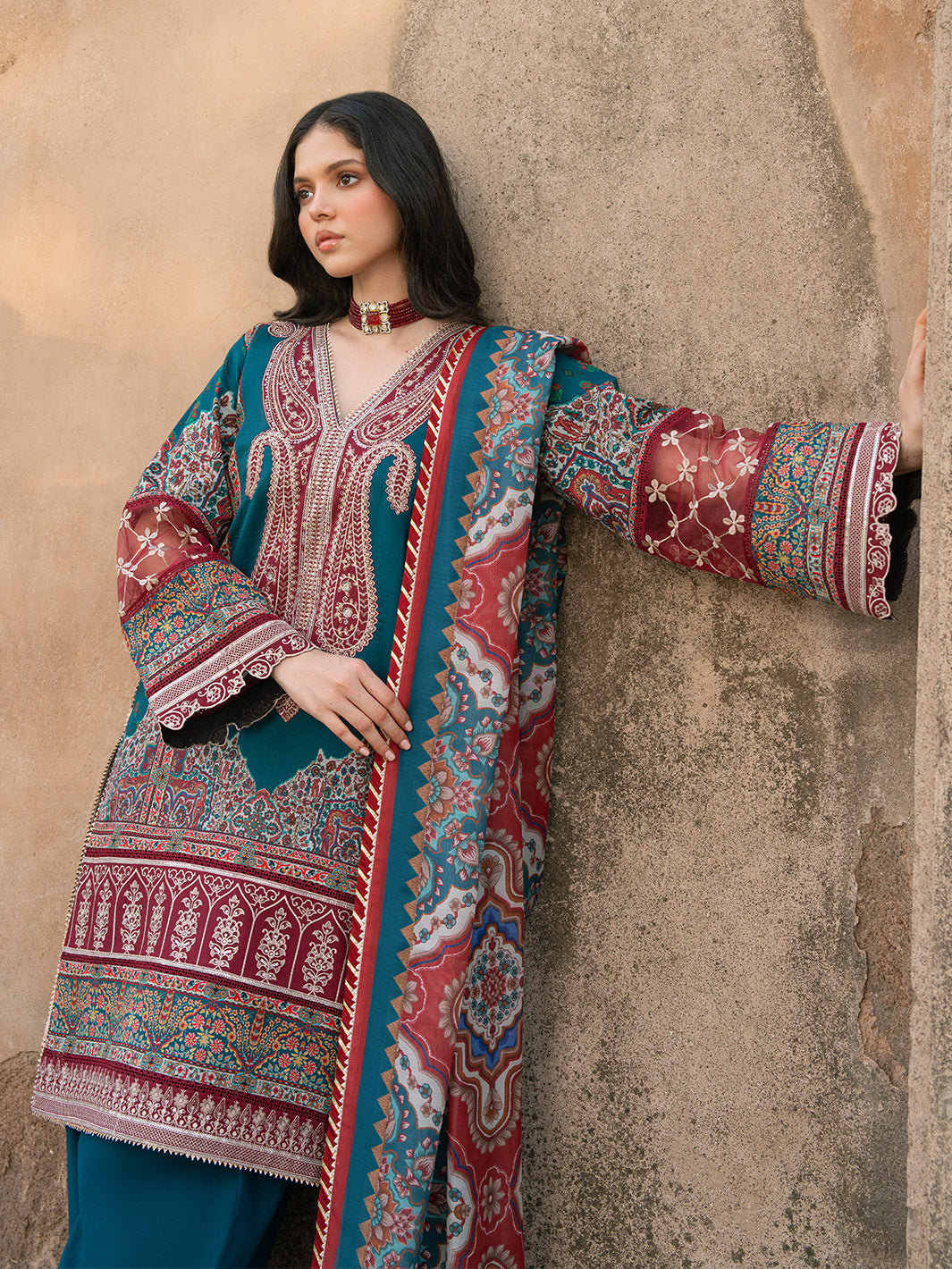 Bin Ilyas | Naqsh Naaz Luxury Lawn 25 | 2083 - B