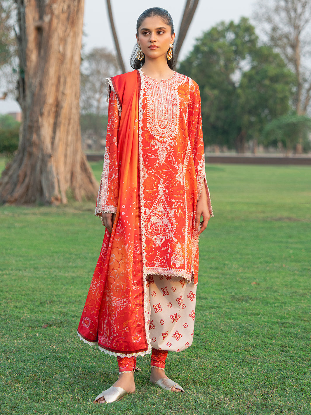 Bin Ilyas | Naqsh Naaz Luxury Lawn 25 | 2084 - A