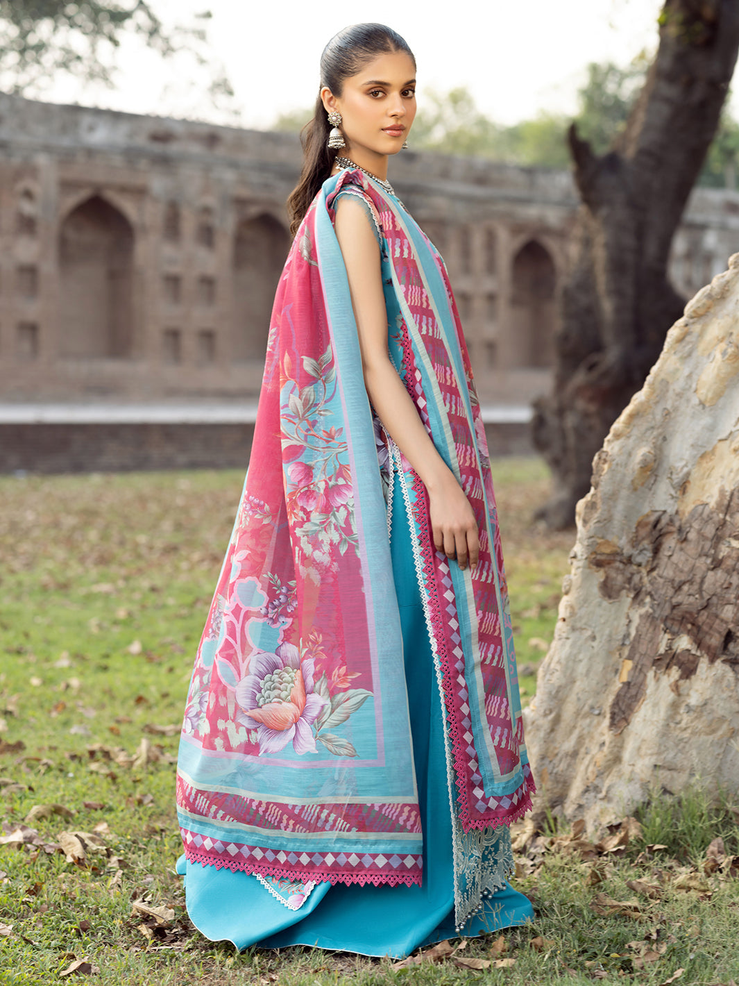 Bin Ilyas | Naqsh Naaz Luxury Lawn 25 | 2085 - B