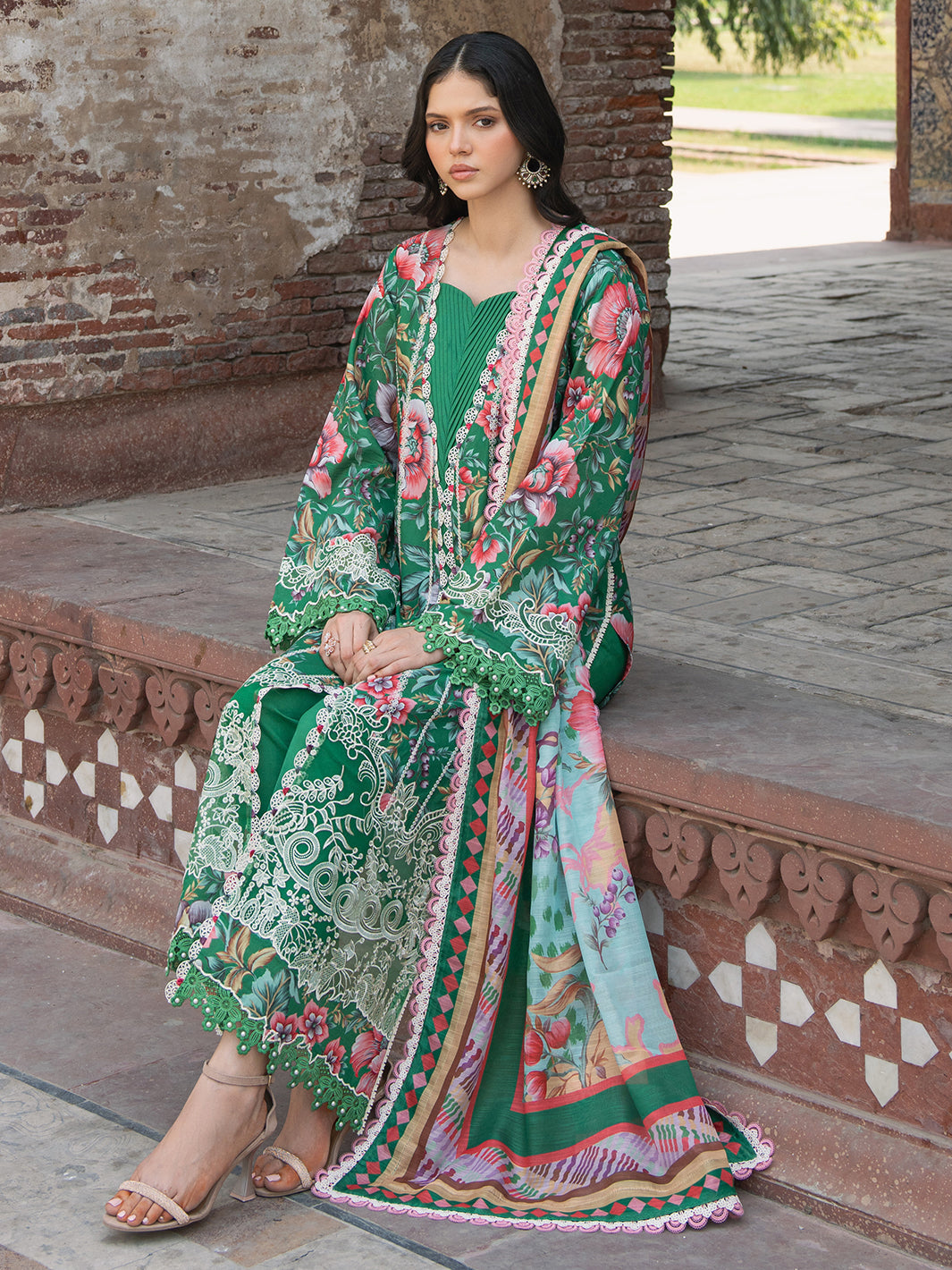 Bin Ilyas | Naqsh Naaz Luxury Lawn 25 | 2085 - D