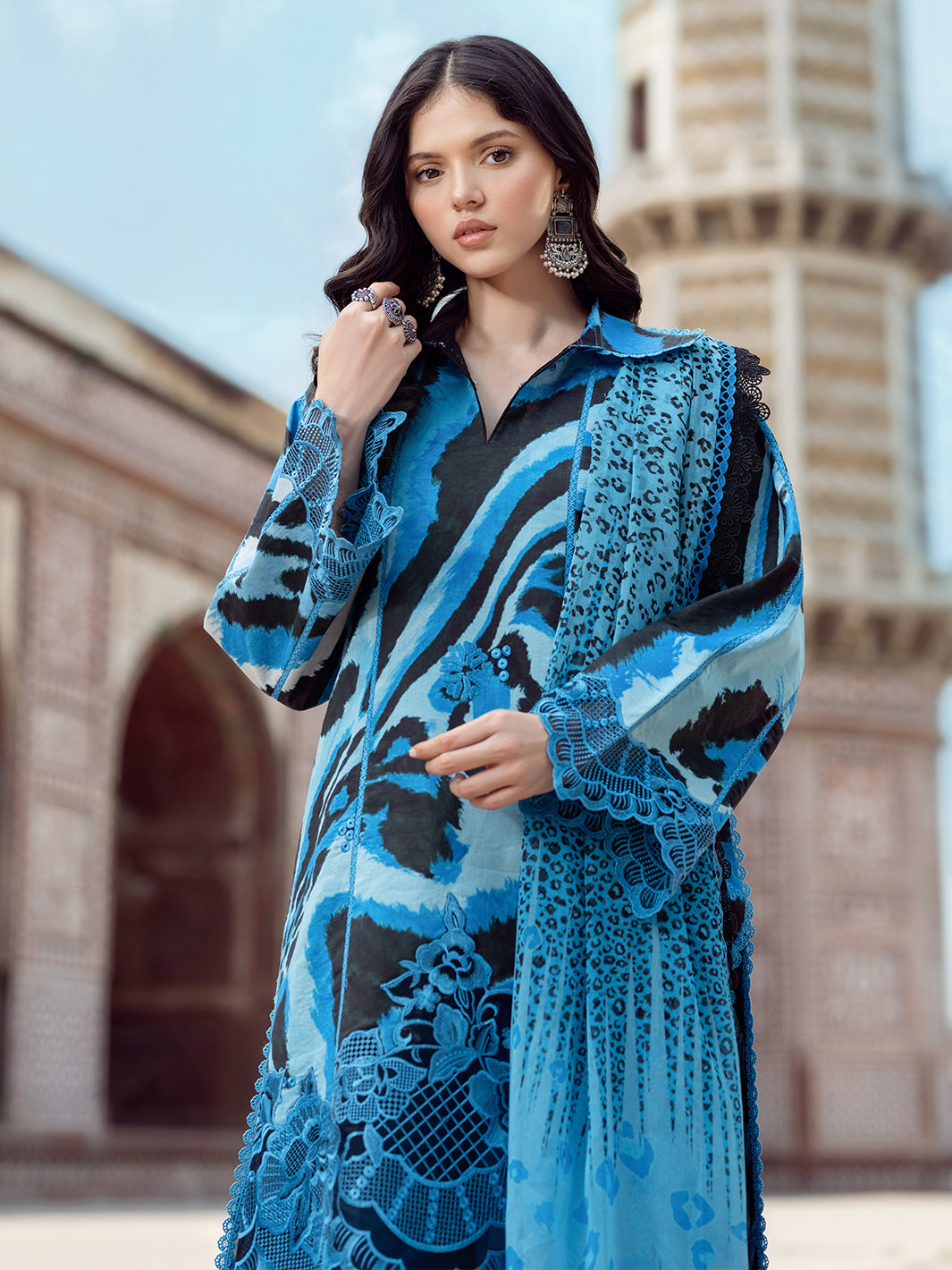 Bin Ilyas | Naqsh Naaz Luxury Lawn 25 | 2086 - D