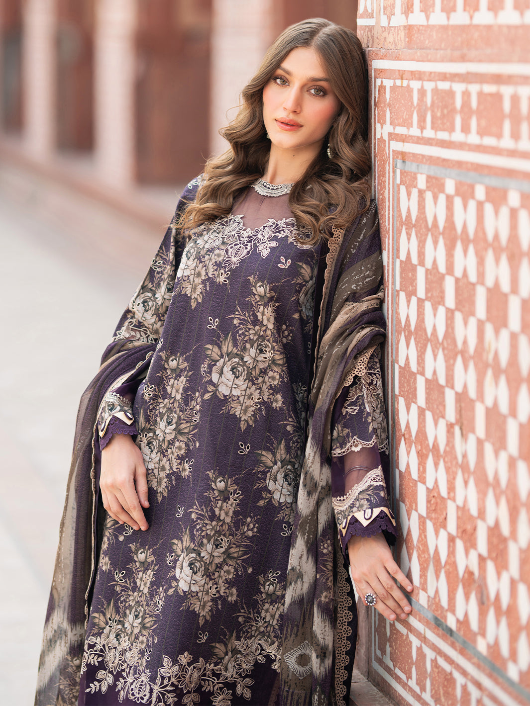 Bin Ilyas | Naqsh Naaz Luxury Lawn 25 | 2087 - B