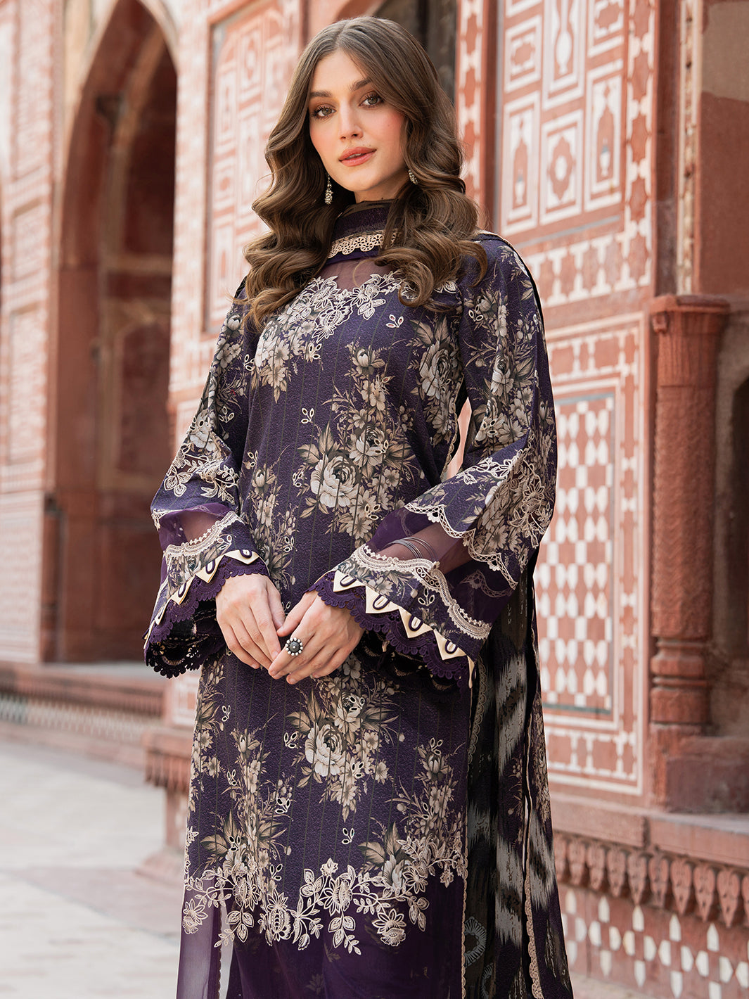 Bin Ilyas | Naqsh Naaz Luxury Lawn 25 | 2087 - B