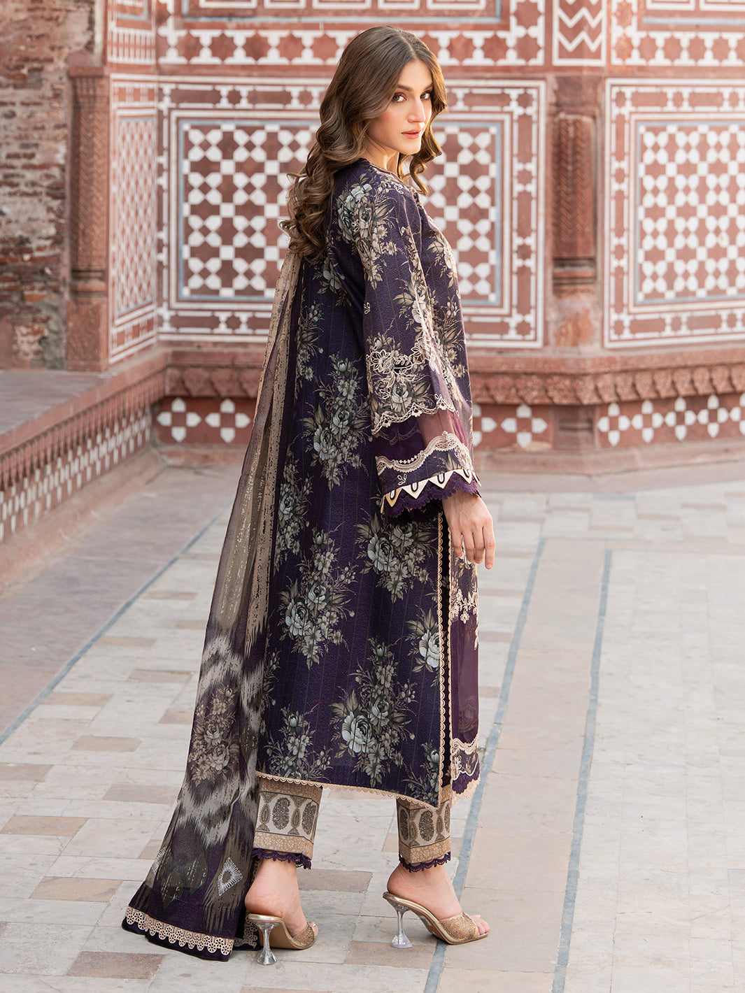 Bin Ilyas | Naqsh Naaz Luxury Lawn 25 | 2087 - B
