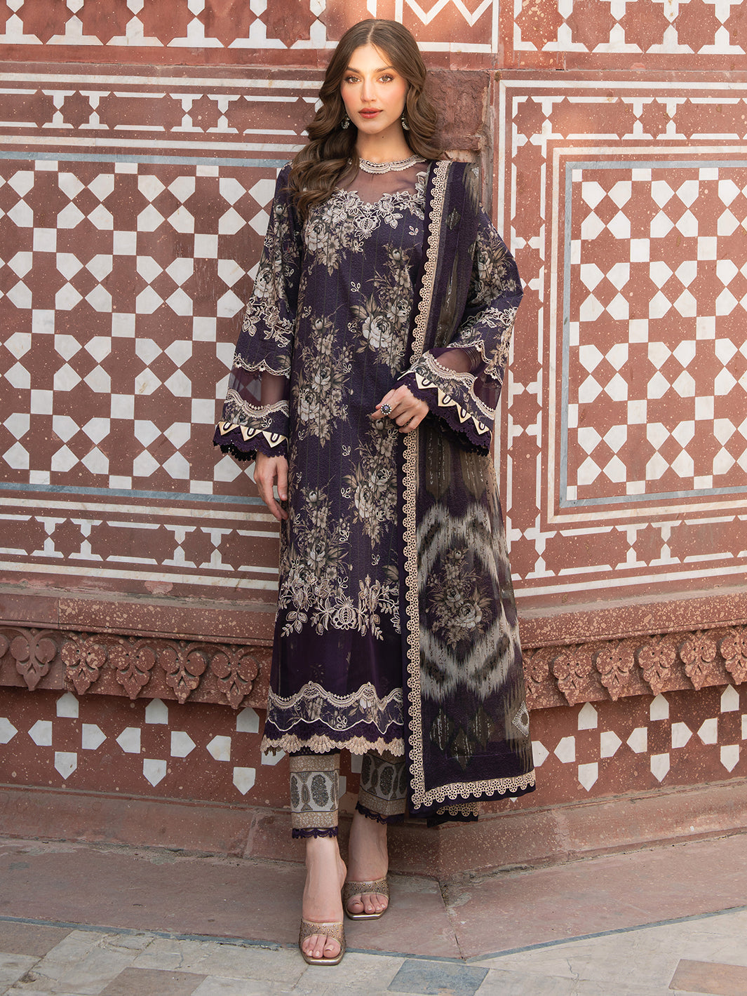 Bin Ilyas | Naqsh Naaz Luxury Lawn 25 | 2087 - B