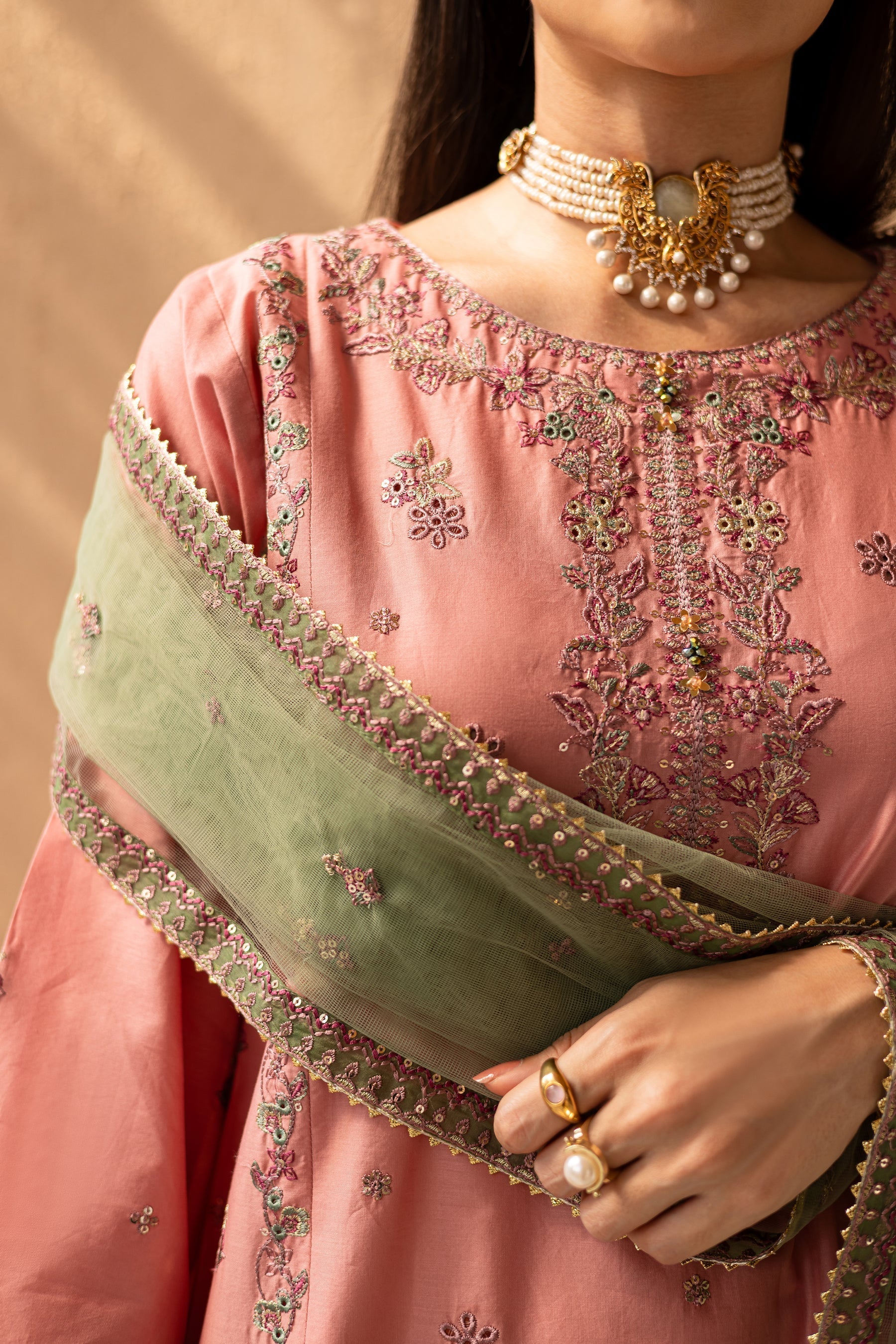 Batik | Nyra Embroidered Summer Solids | Anastasia