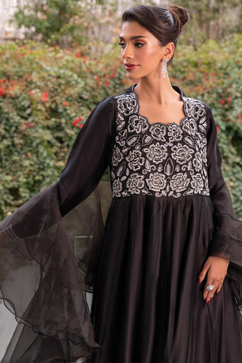 Chic Ophicial | Celenia Pret | Elegant Black Kalidar