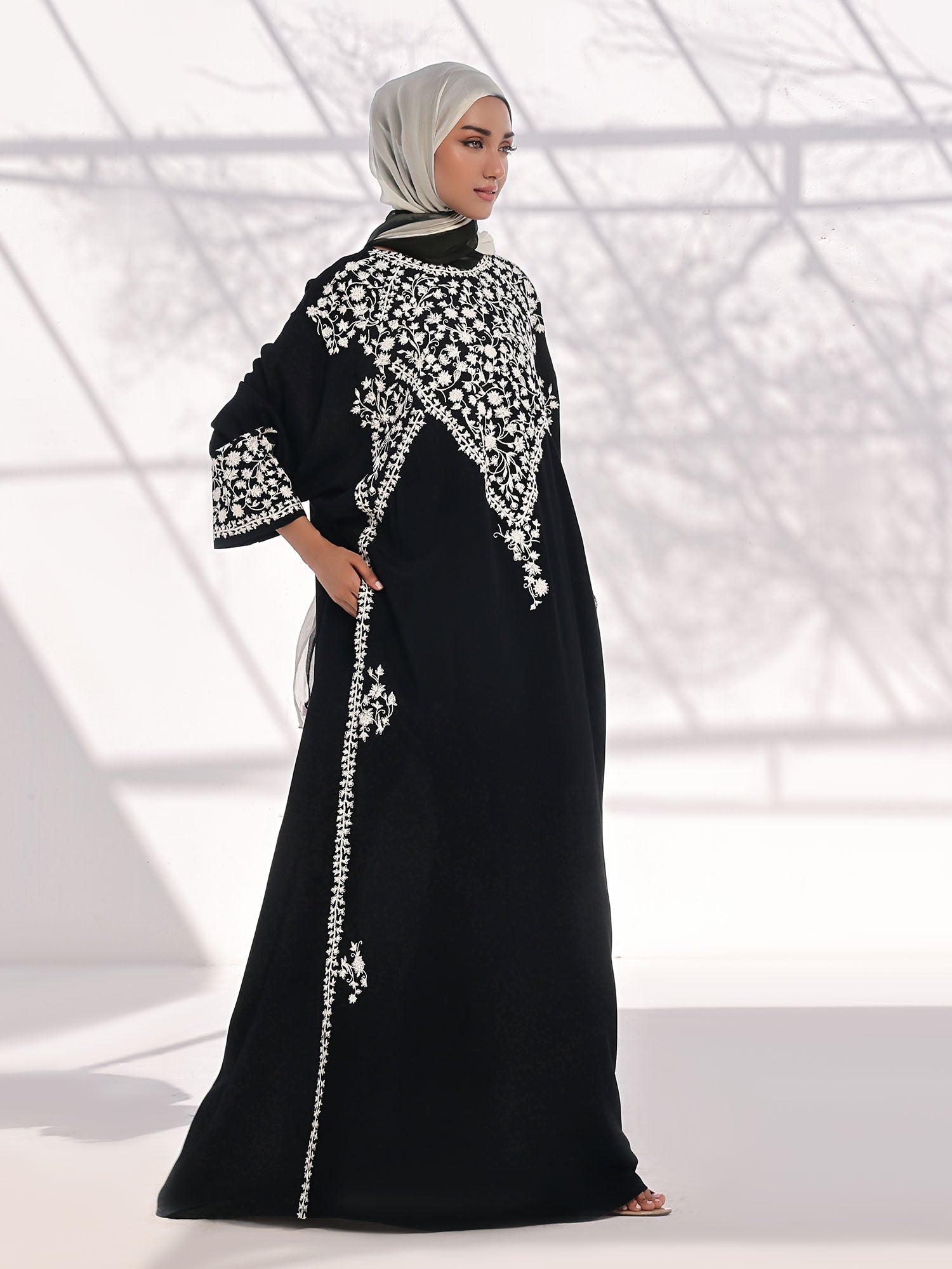 Blooming Elegance Abaya