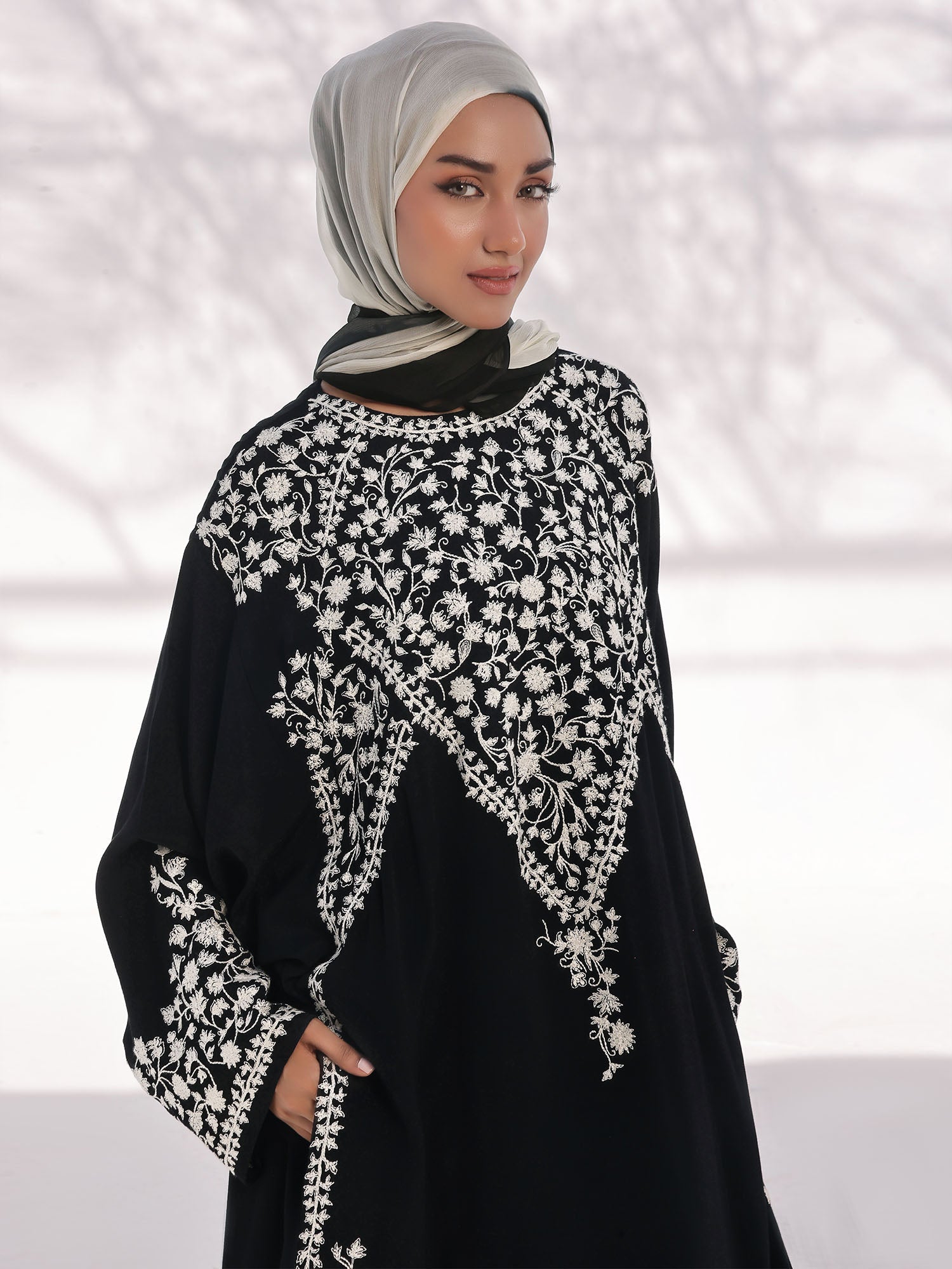 Blooming Elegance Abaya