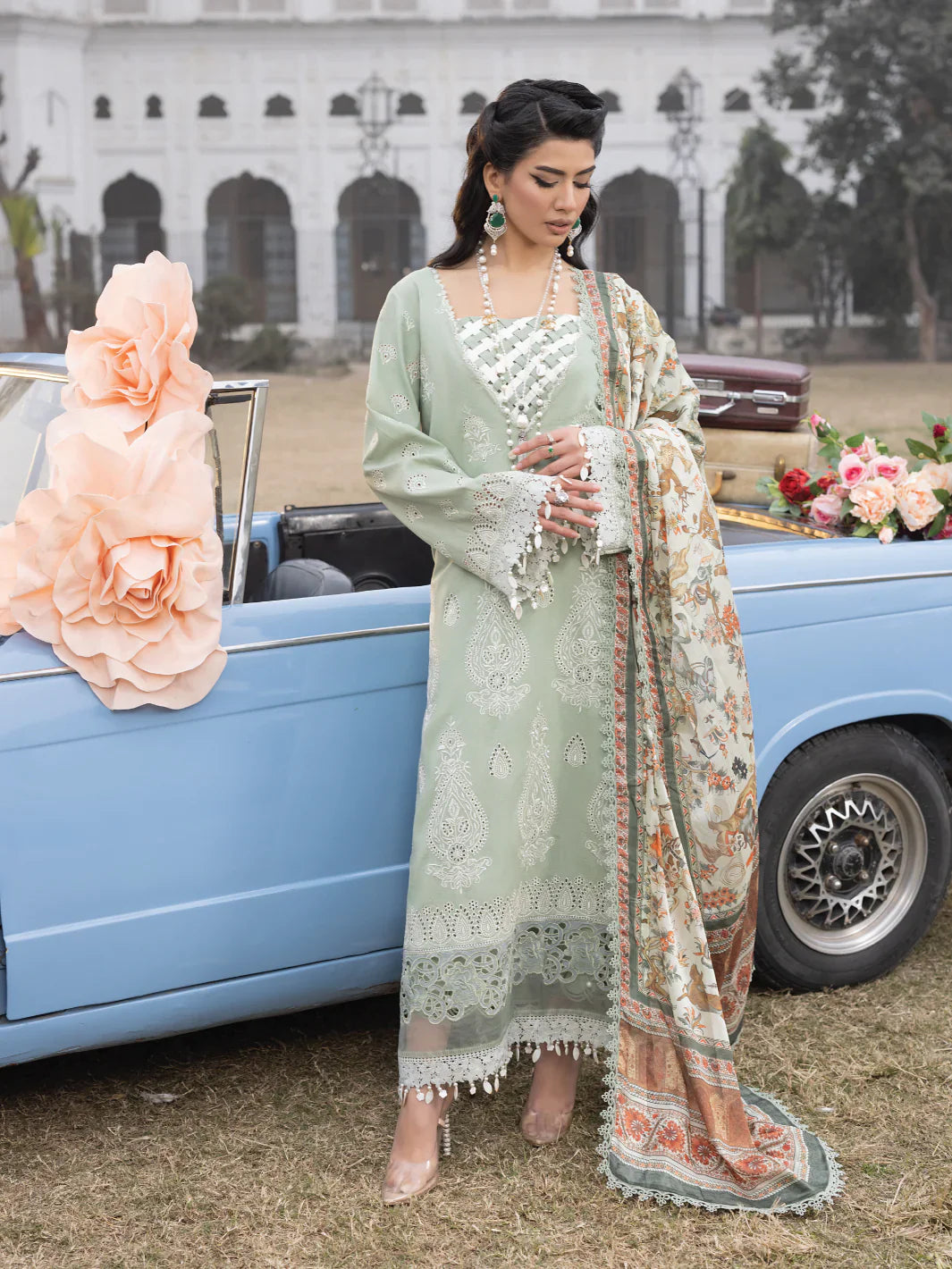 Faiza Faisal | Maya Luxury Lawn | Elena