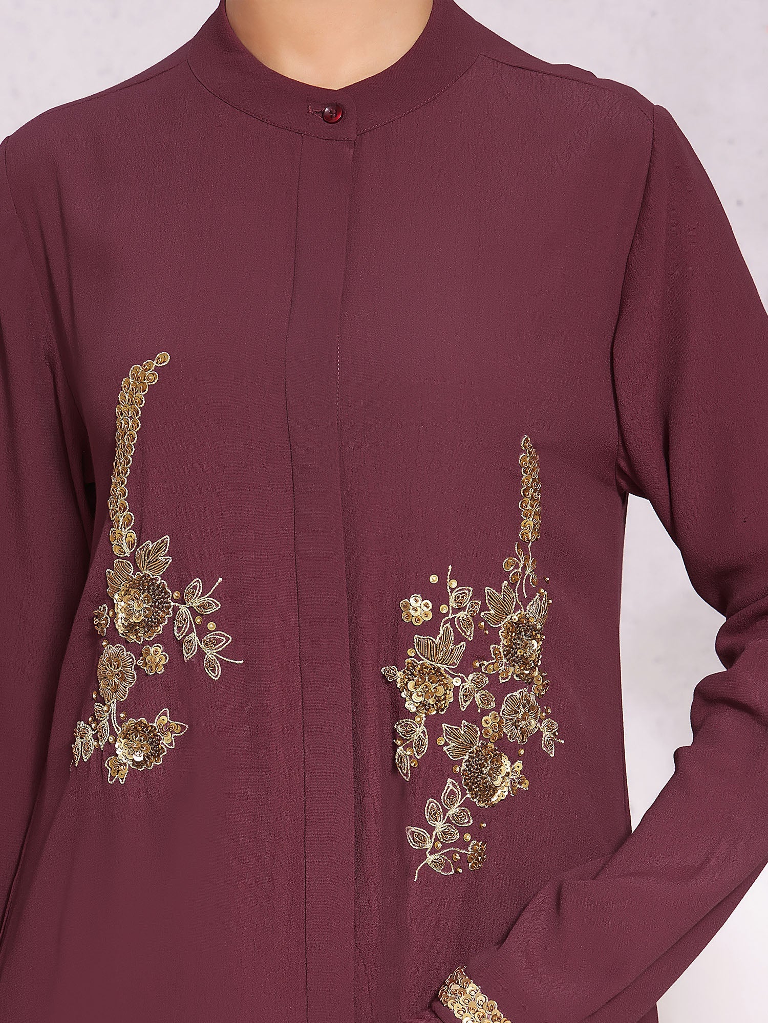 Abaya Enchanted Elegance Plum