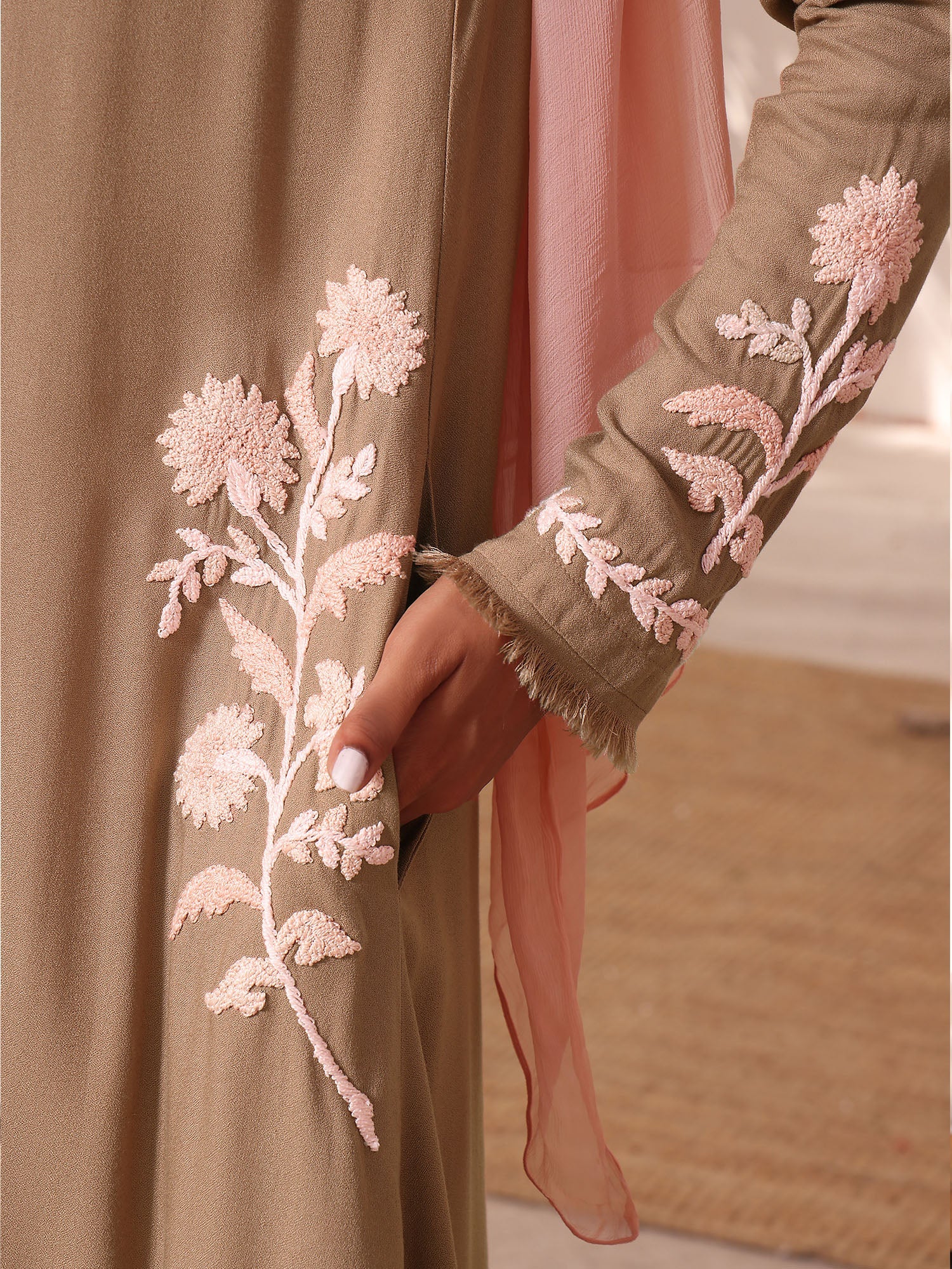 Abaya PEARL PETALS