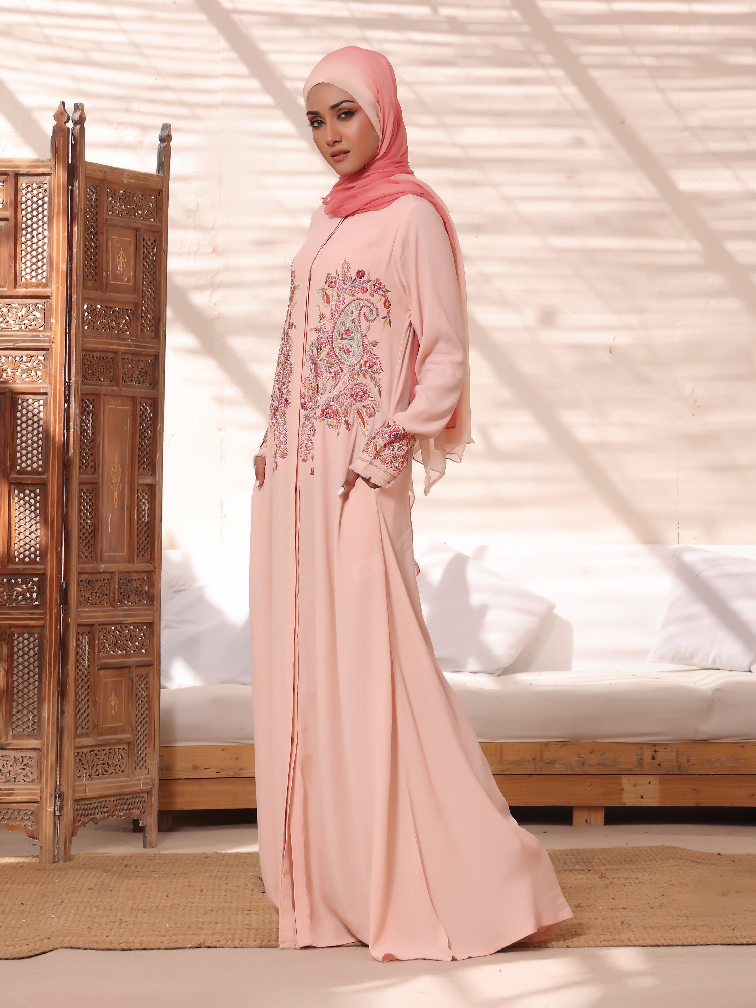Blush Reverie Abaya