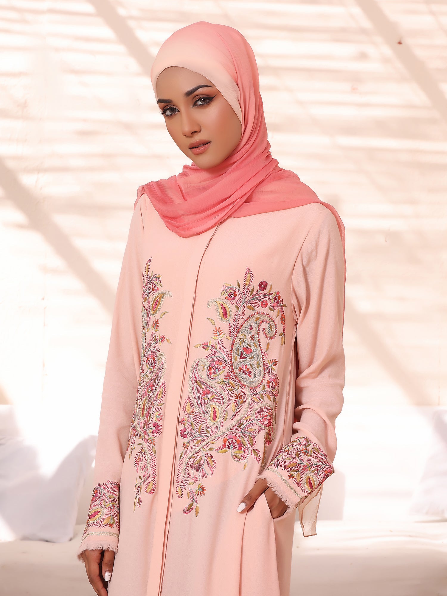 Blush Reverie Abaya
