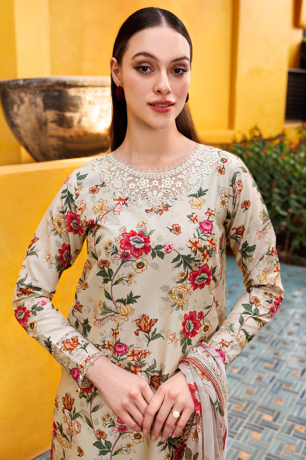 Farasha | Printed Essentials | Ivory Dusk