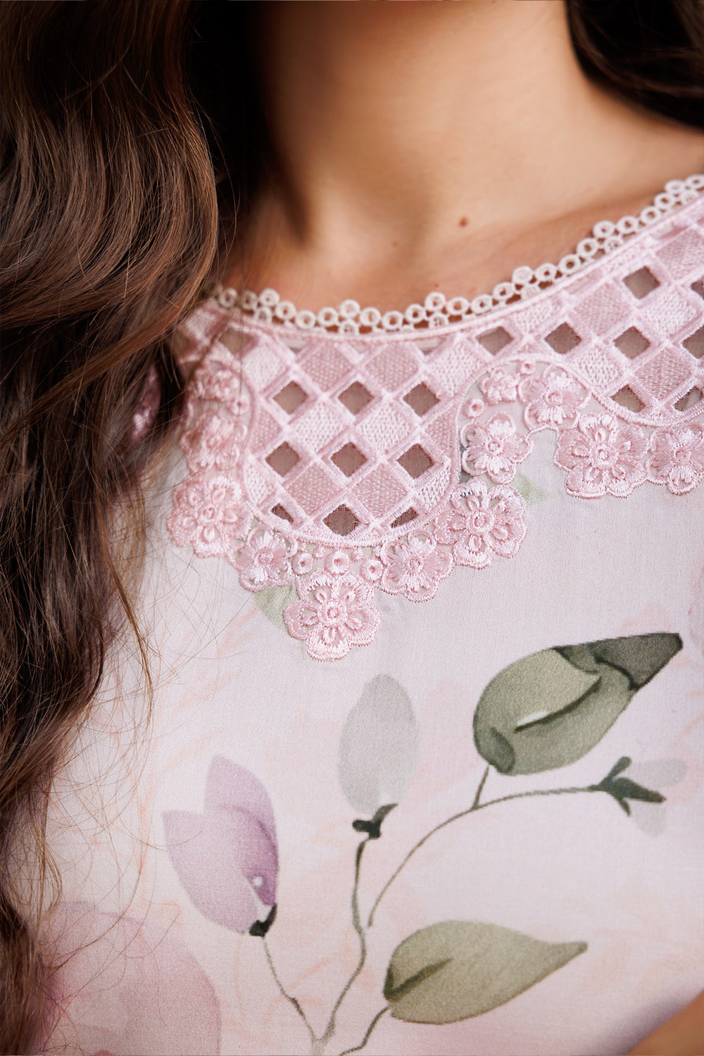 Farasha | Printed Essentials | Pink Bloom
