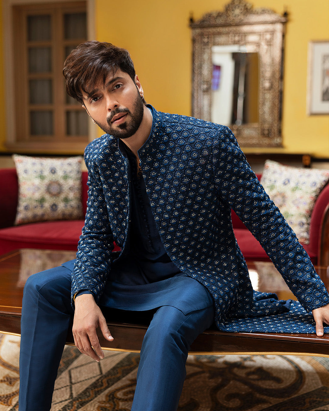 Pakistani Menswear | Faiza Saqlain | Safiy