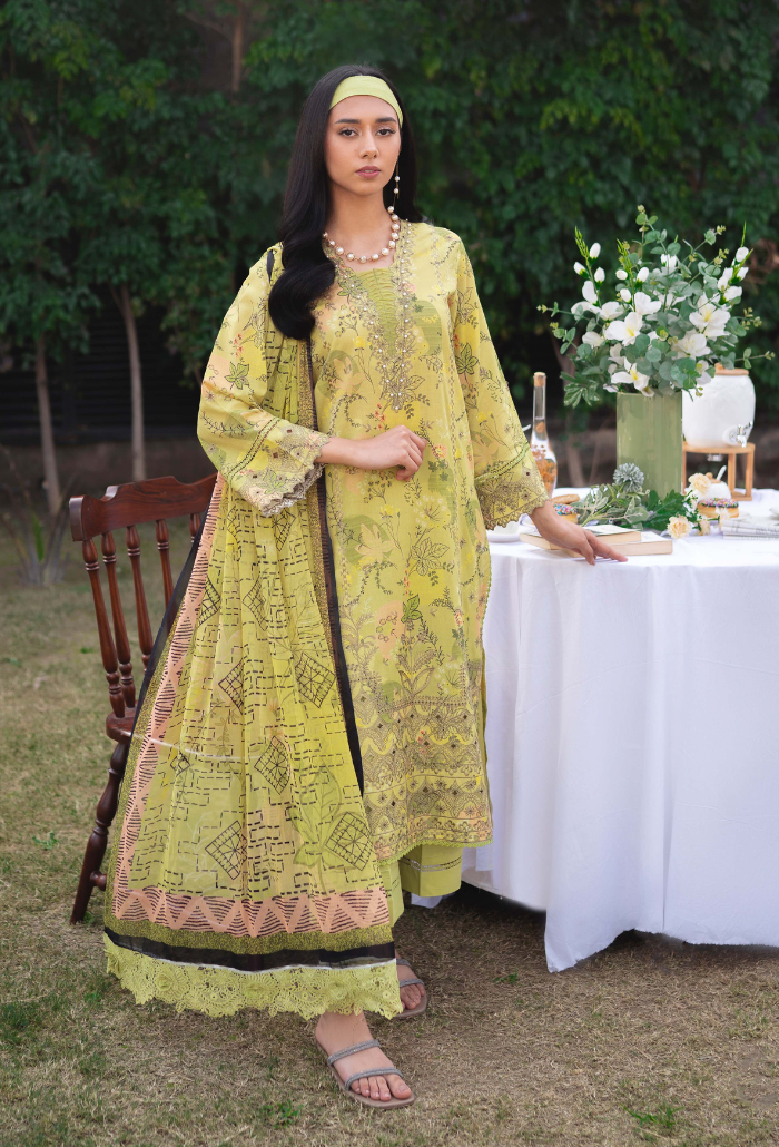 Humdum | Gardenia Lawn 24 | Printkari Lawn PLG 09