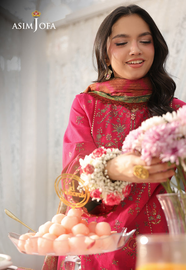 Asim Jofa | Summer Rhapsody | AJUBU-06 Embroidered Jacquard