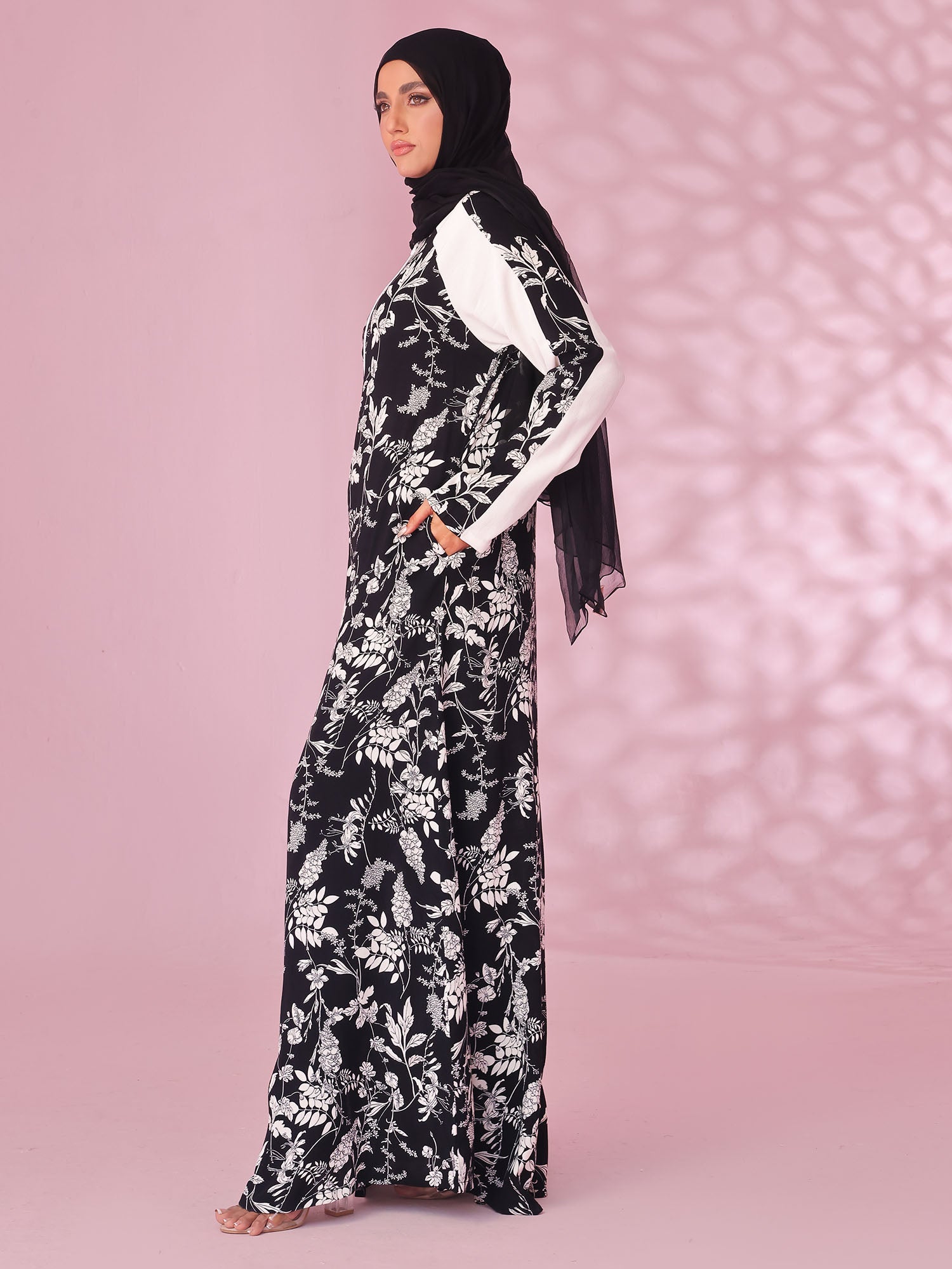 Active Blooms Abaya