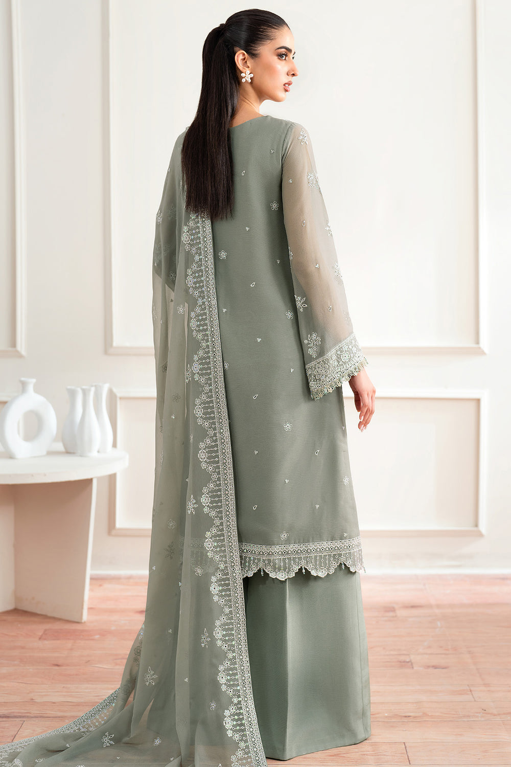 Farasha | Essence Formals 25 | Ash Green