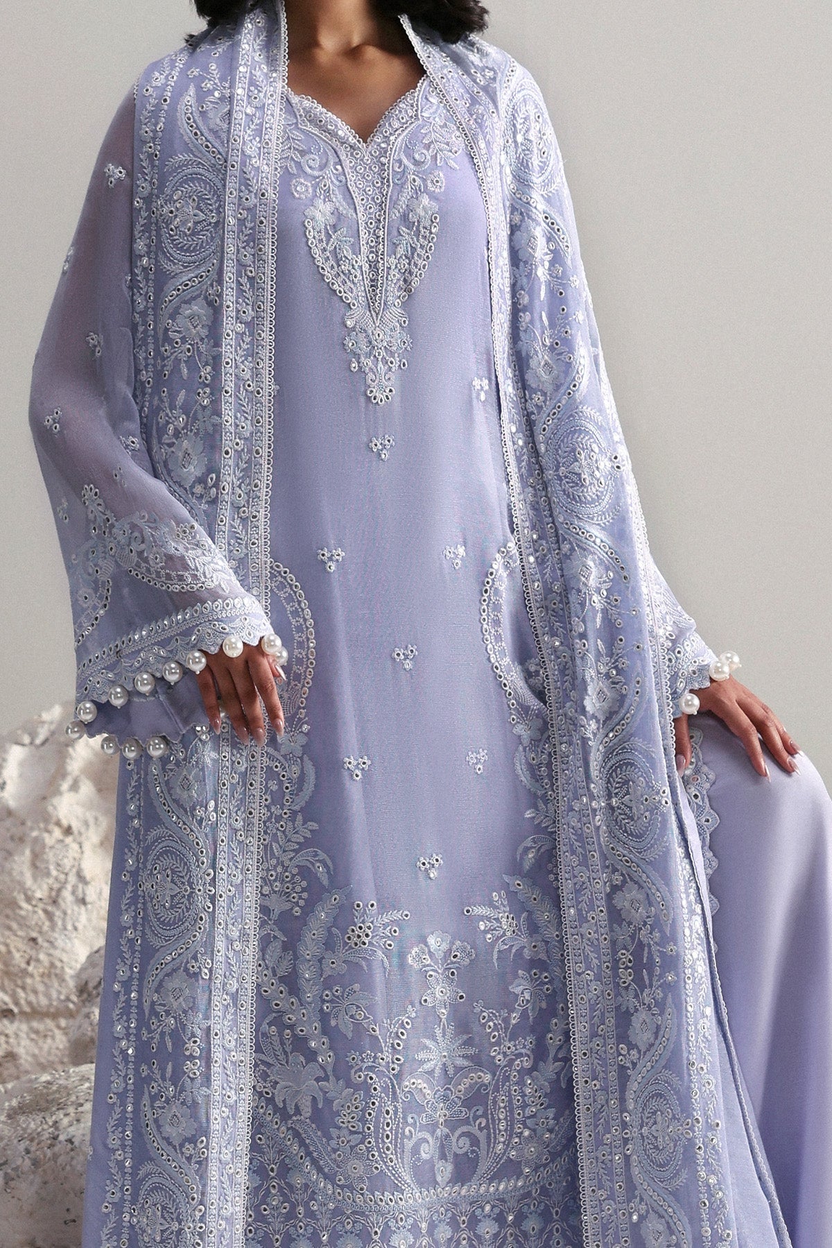 Afrozeh | Slate Ready to Wear | Vaelis