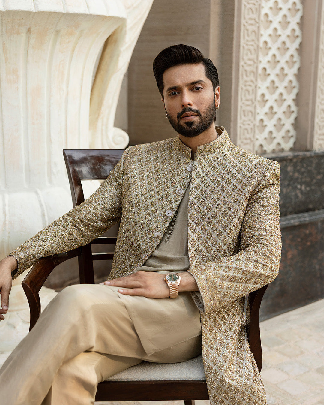 Pakistani Menswear | Faiza Saqlain | Baseem