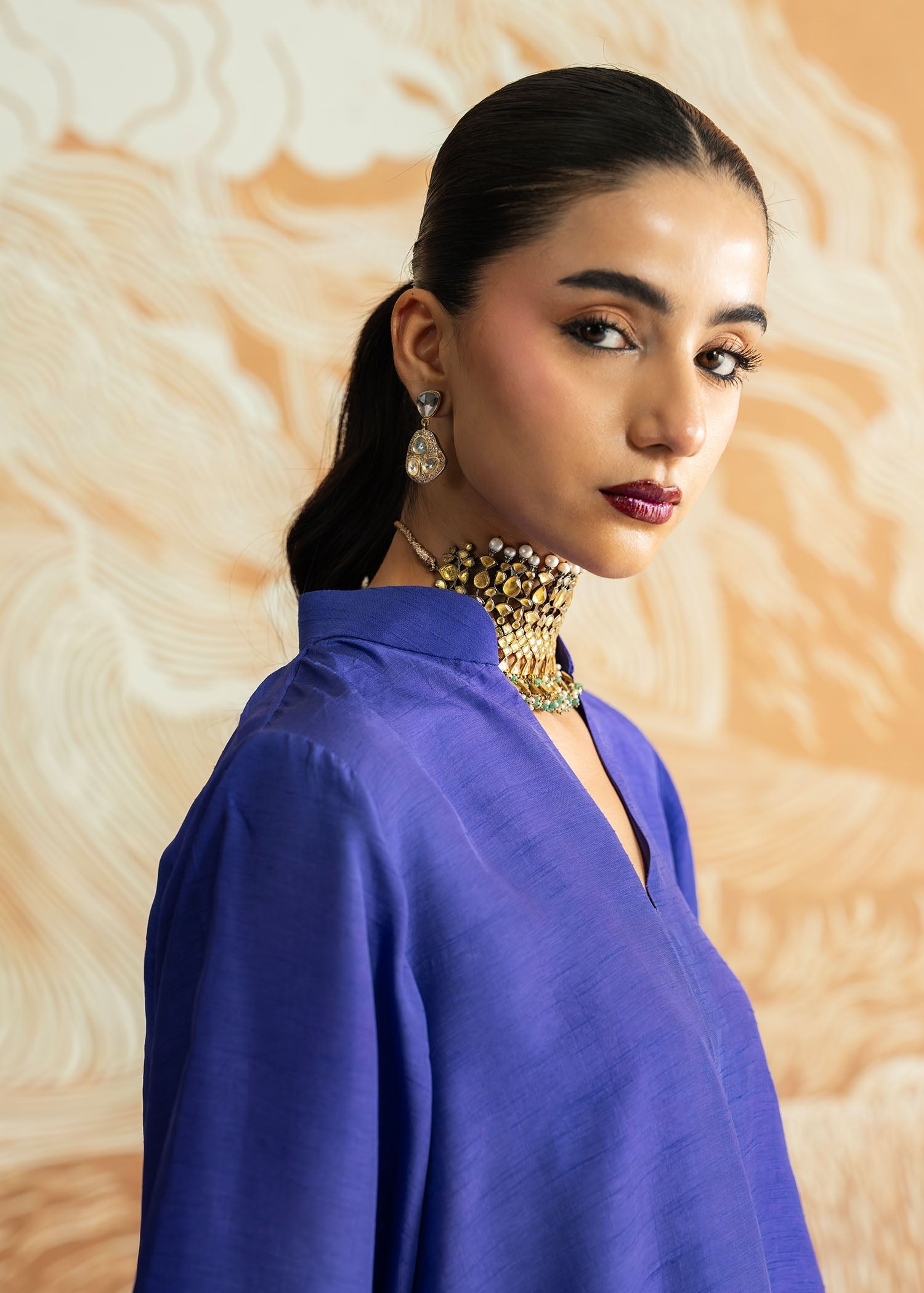 Mahgul | Whispers of Silk | Sapphire Mosaic