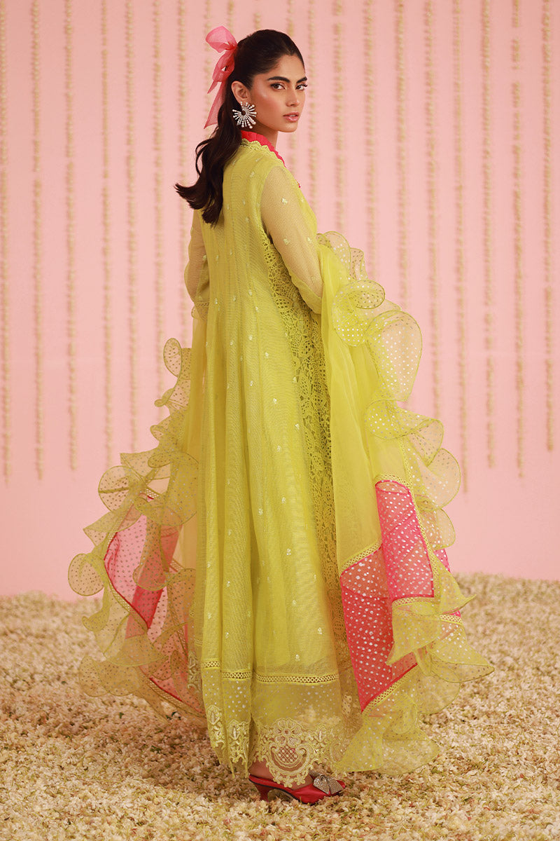 Chic Ophicial | Ruffles Collection | Pear Green Kalidar