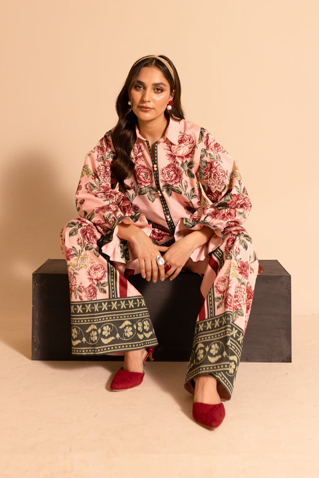 Fozia Khalid | Print Edit | Coral