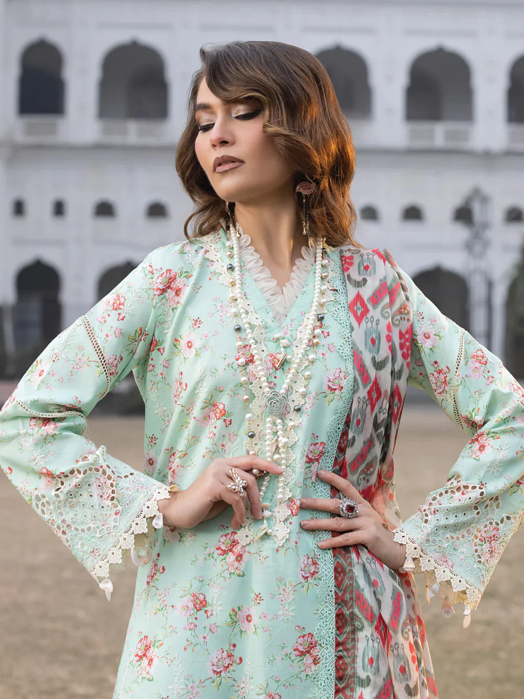 Faiza Faisal | Maya Luxury Lawn | Julia