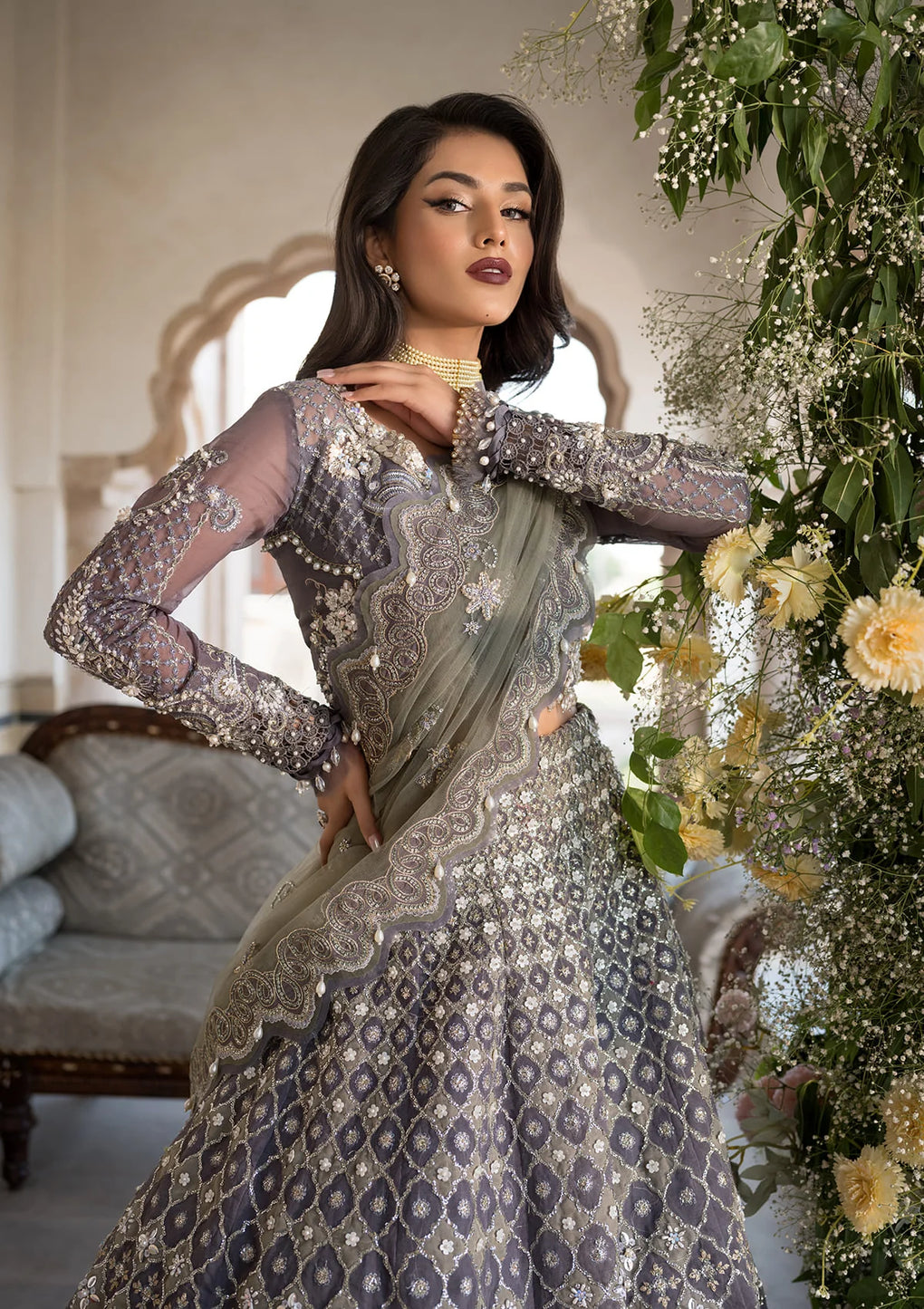 Elaf Premium | Formal Handwork Collection | EFH-02 NAZNEEN